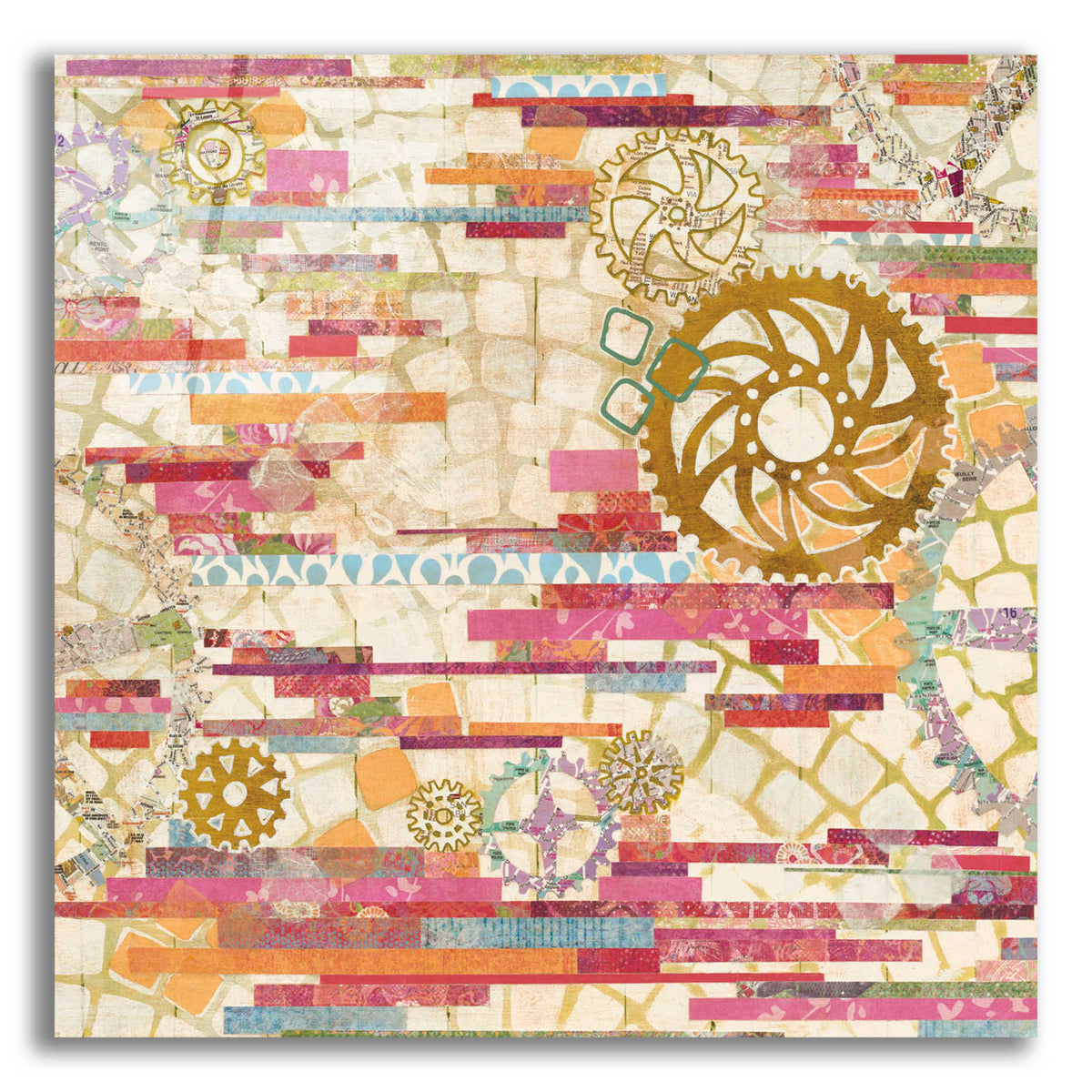Epic Art 'EU Timetable I on White' by Kathy Ferguson, Acrylic Glass Wall Art