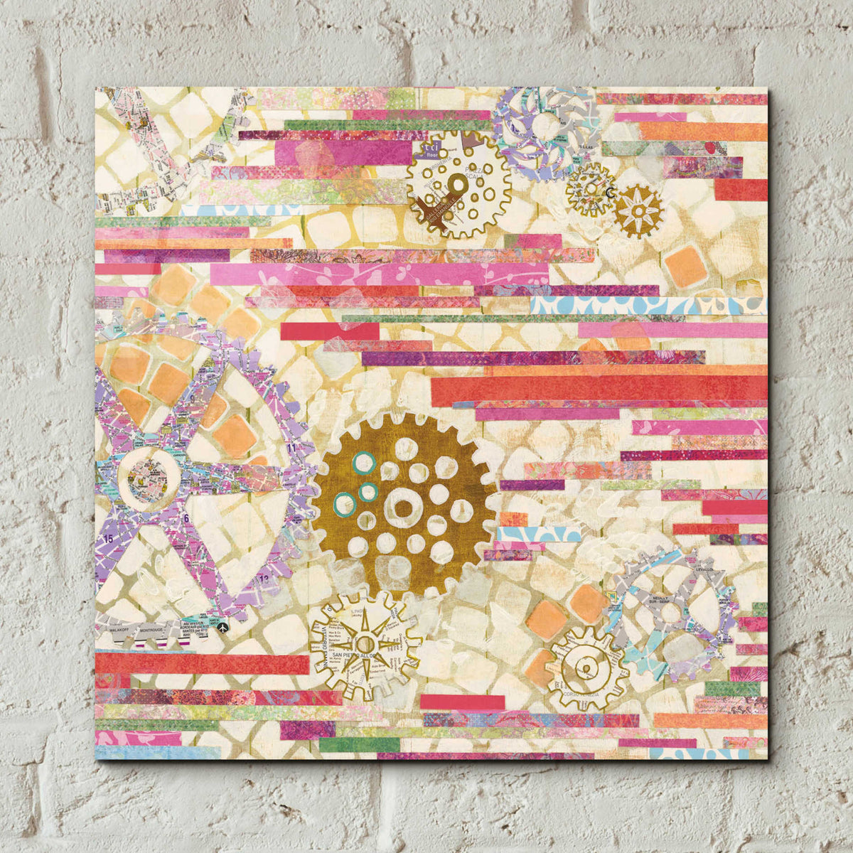 Epic Art 'EU Timetable II on White' by Kathy Ferguson, Acrylic Glass Wall Art,12x12