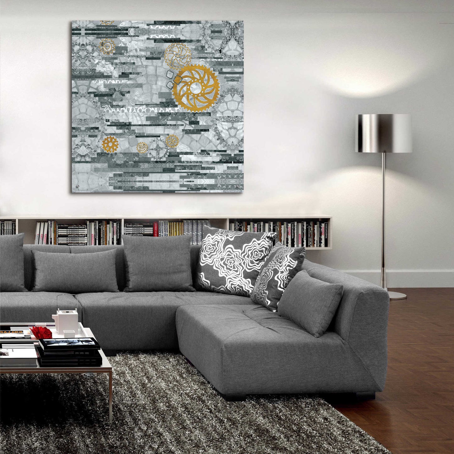 Epic Art 'EU Timetable I BW' by Kathy Ferguson, Acrylic Glass Wall Art,36x36