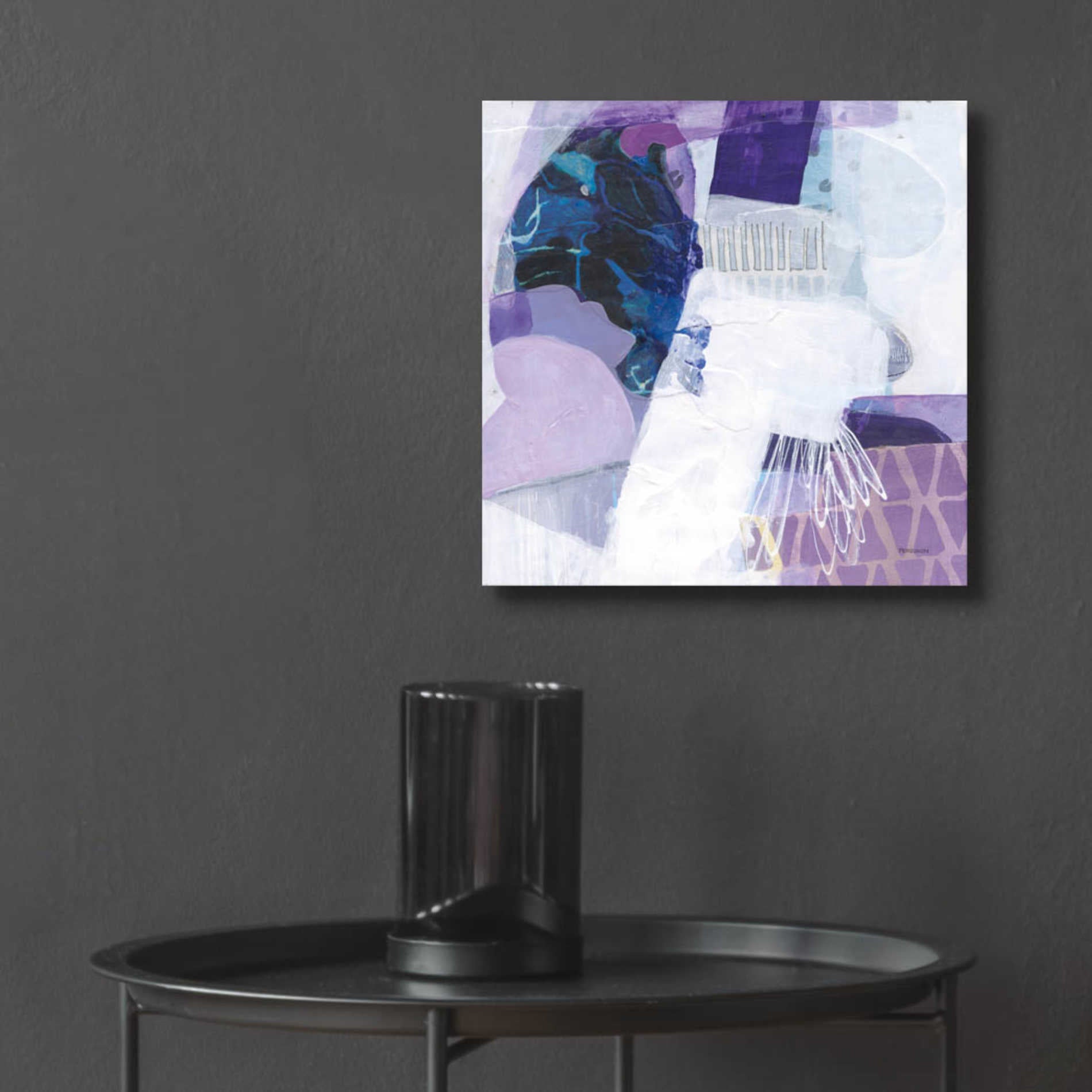 Epic Art 'Abstract Layers III' by Kathy Ferguson, Acrylic Glass Wall Art,12x12