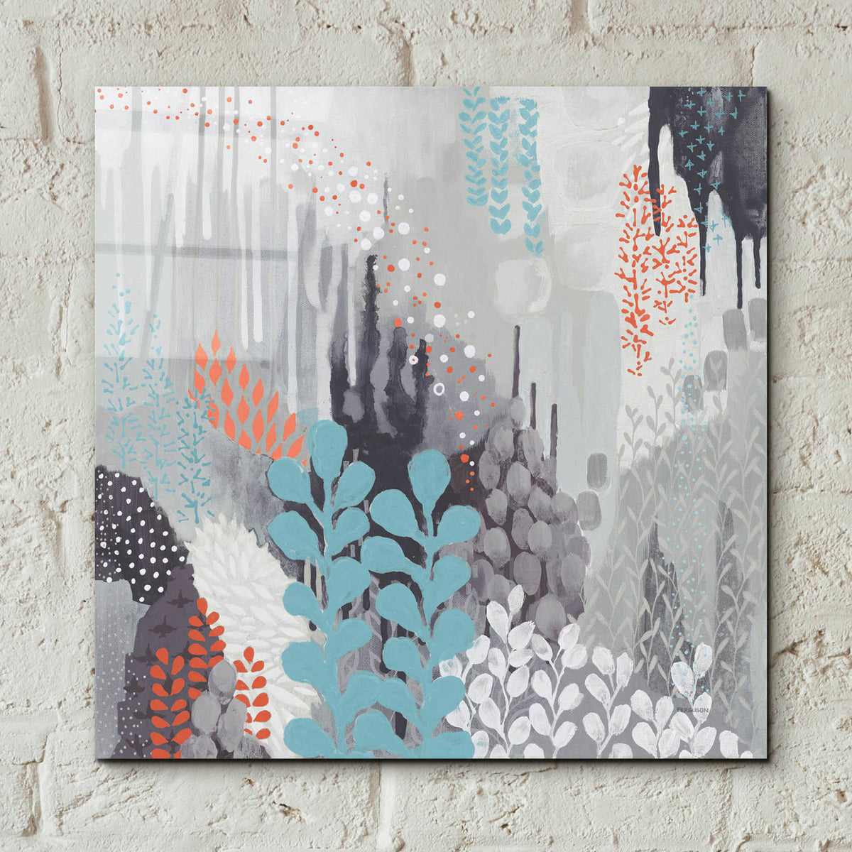 Epic Art 'Gray Forest II' by Kathy Ferguson, Acrylic Glass Wall Art,12x12