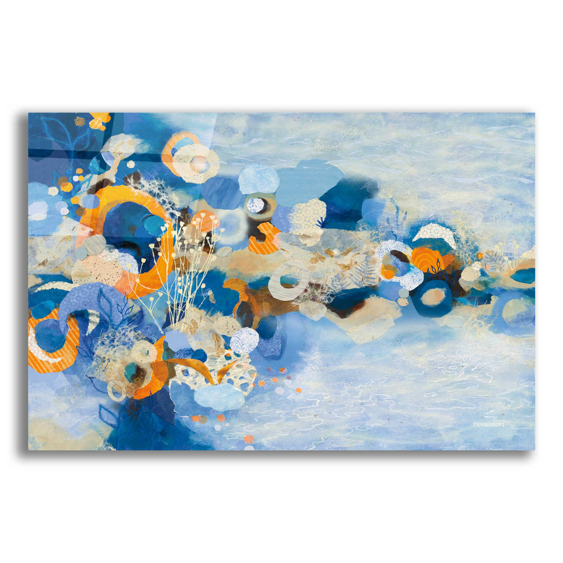 Epic Art 'Nantucket Summer' by Kathy Ferguson, Acrylic Glass Wall Art,24x16