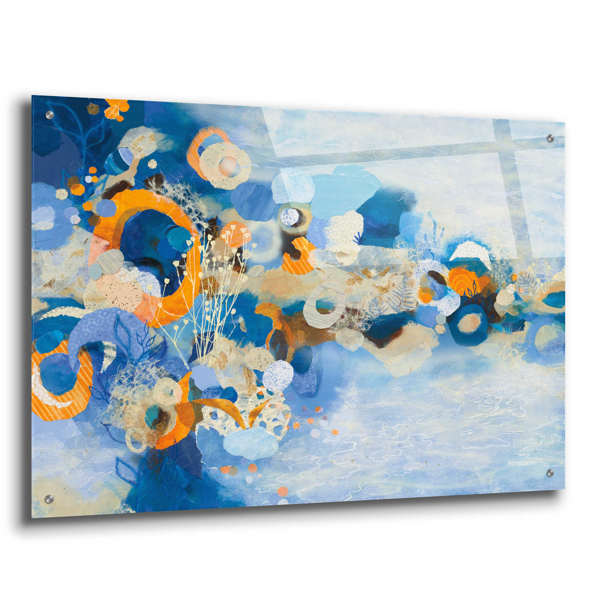 Epic Art 'Nantucket Summer' by Kathy Ferguson, Acrylic Glass Wall Art,36x24