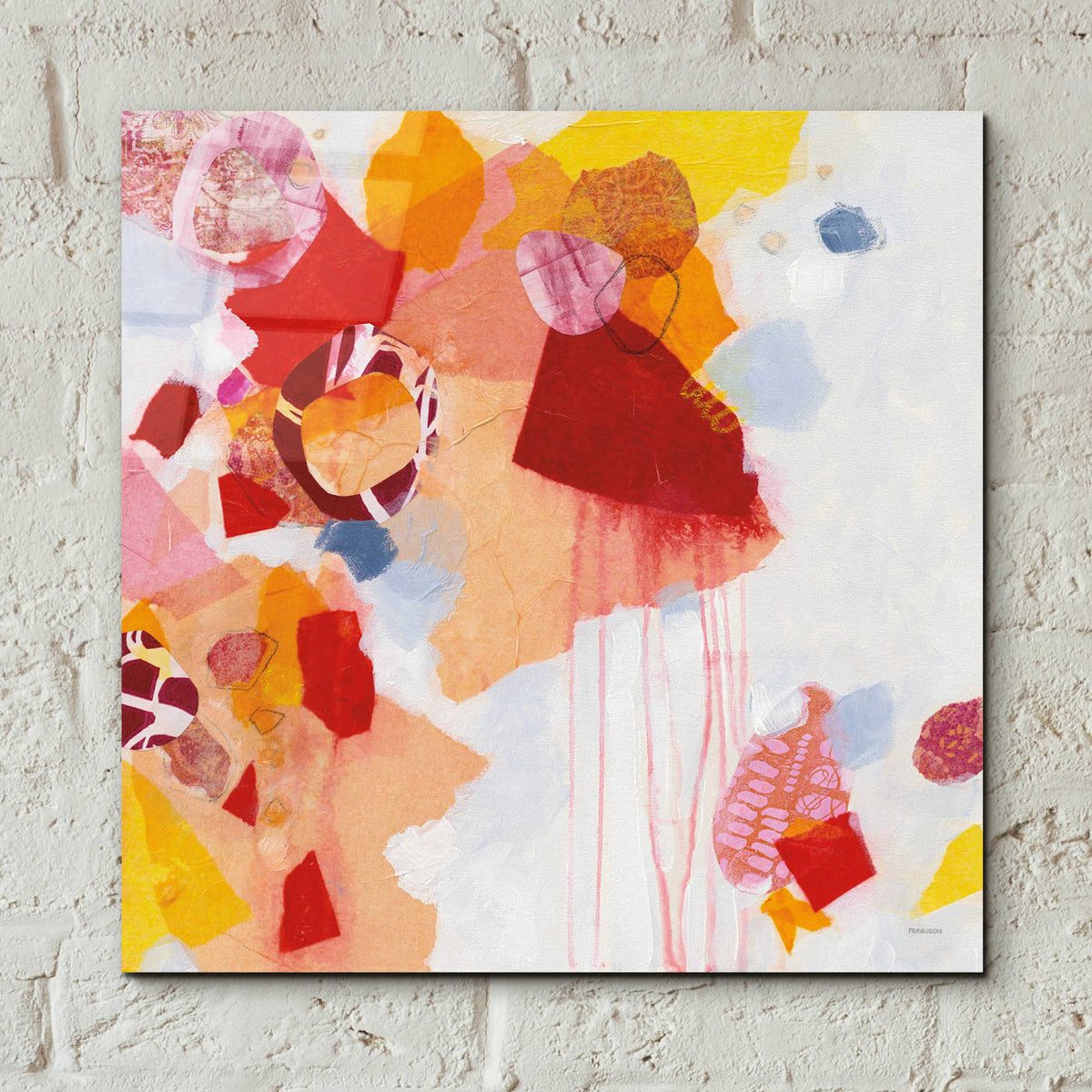 Epic Art 'Falling Apart' by Kathy Ferguson, Acrylic Glass Wall Art,12x12