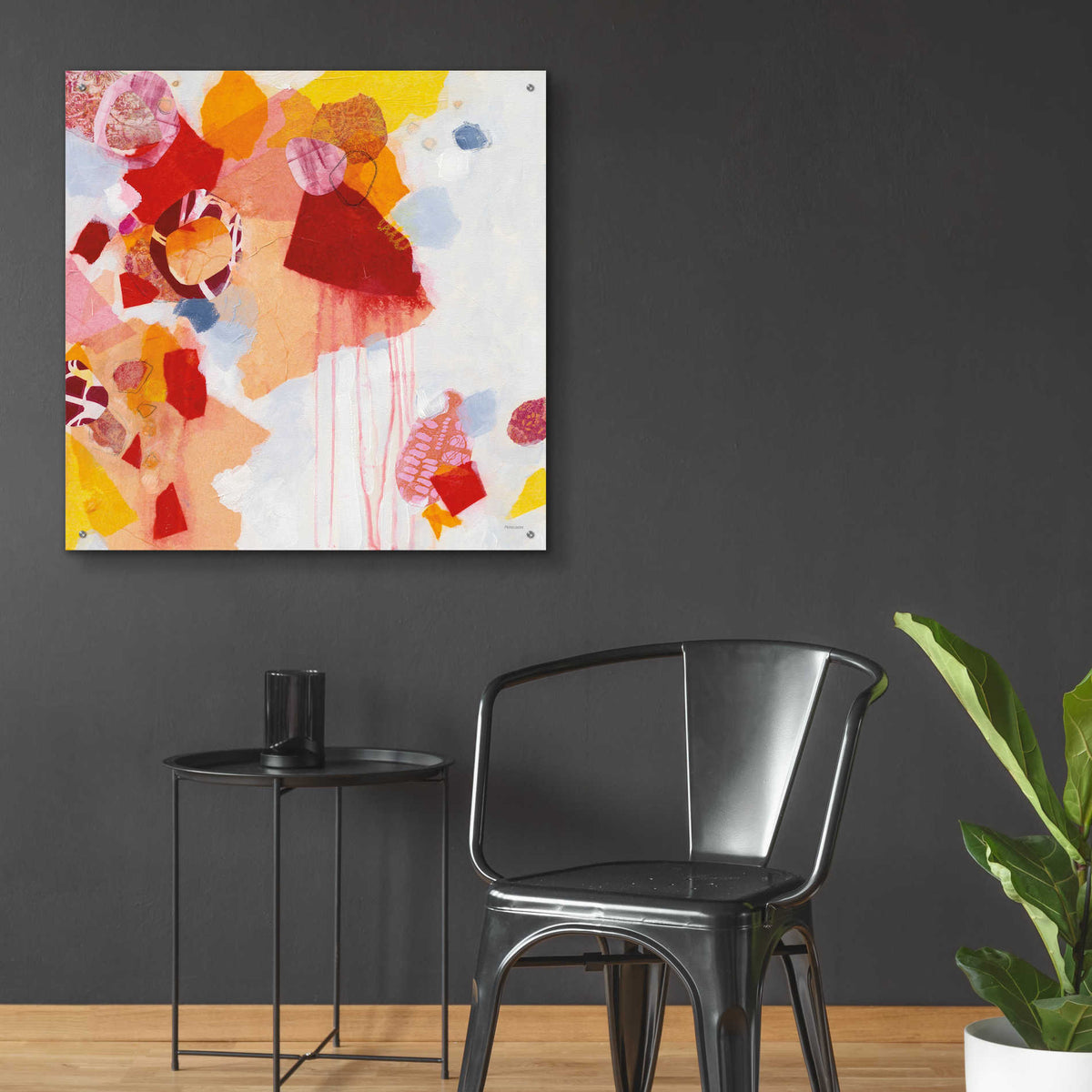 Epic Art 'Falling Apart' by Kathy Ferguson, Acrylic Glass Wall Art,36x36