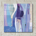 Epic Art 'Abstract Layers I' by Kathy Ferguson, Acrylic Glass Wall Art,12x12