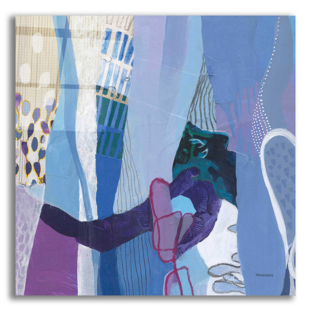 Epic Art 'Periwinkle' by Kathy Ferguson, Acrylic Glass Wall Art