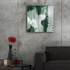 Epic Art 'Light Green Forest I' by Kathy Ferguson, Acrylic Glass Wall Art,24x24