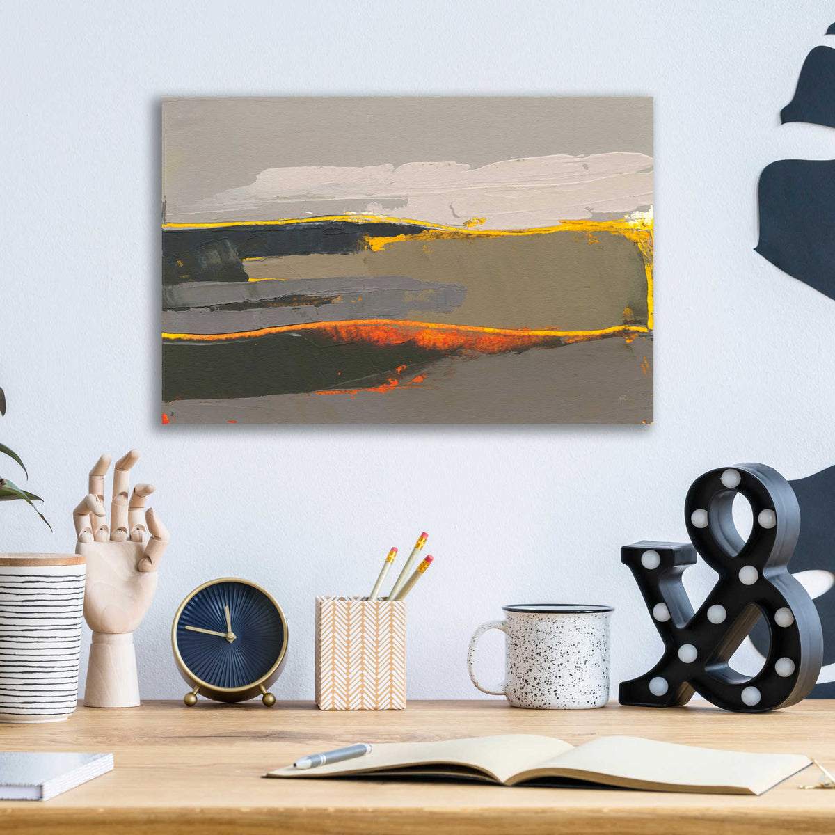 Epic Art 'Ceide Study IV' by Grainne Dowling, Acrylic Glass Wall Art,16x12