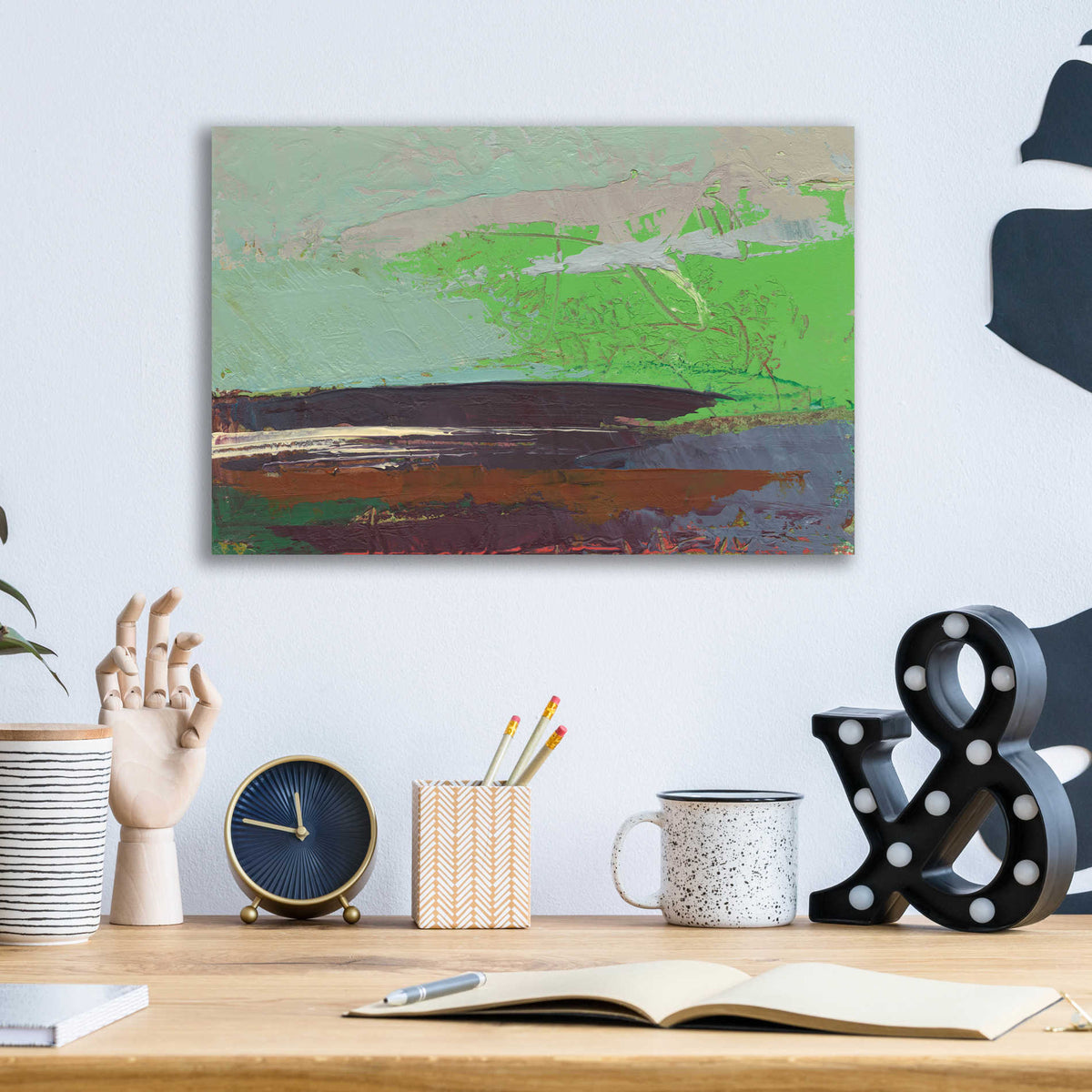 Epic Art 'Ceide Study XIII' by Grainne Dowling, Acrylic Glass Wall Art,16x12