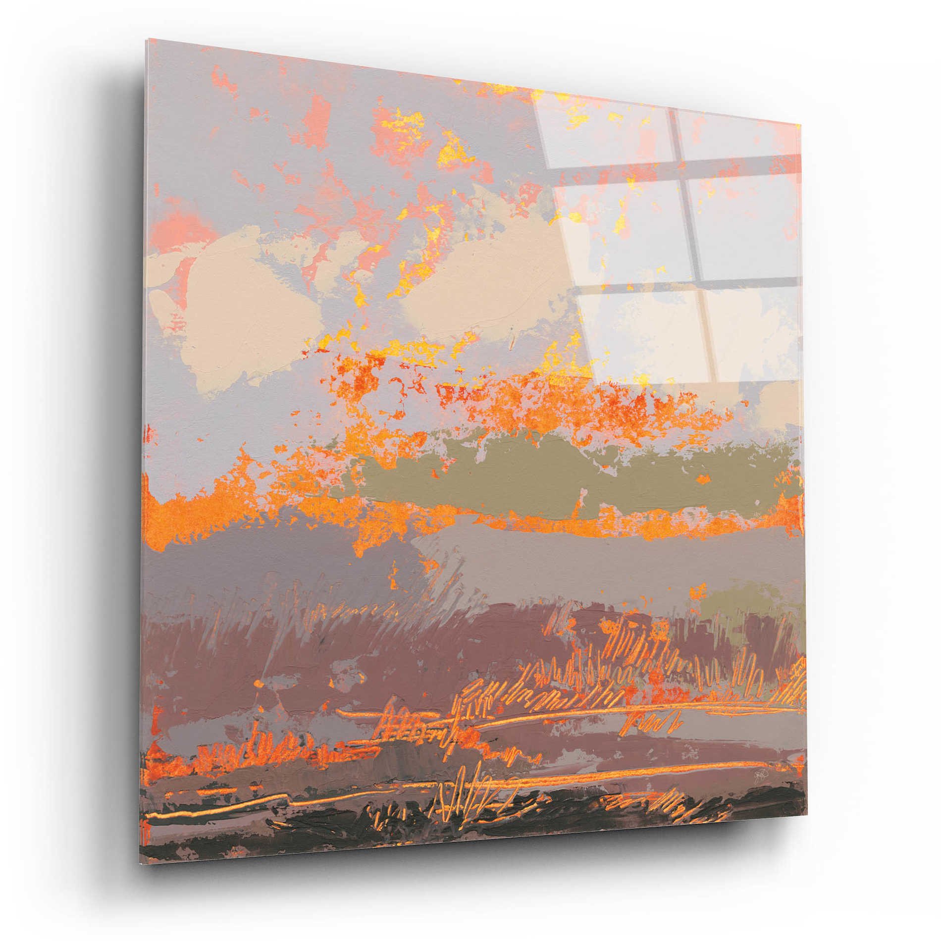 Epic Art 'Soft Day III' by Grainne Dowling, Acrylic Glass Wall Art,12x12