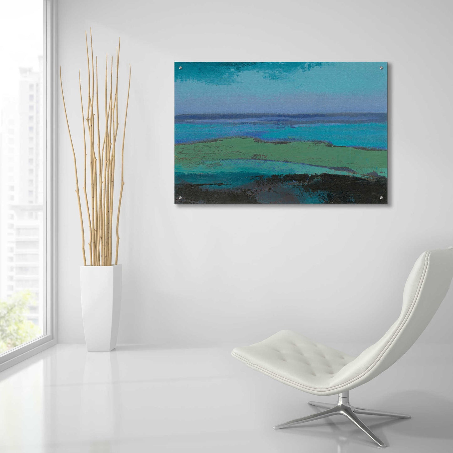 Epic Art 'Low Tide Killala' by Grainne Dowling, Acrylic Glass Wall Art,36x24