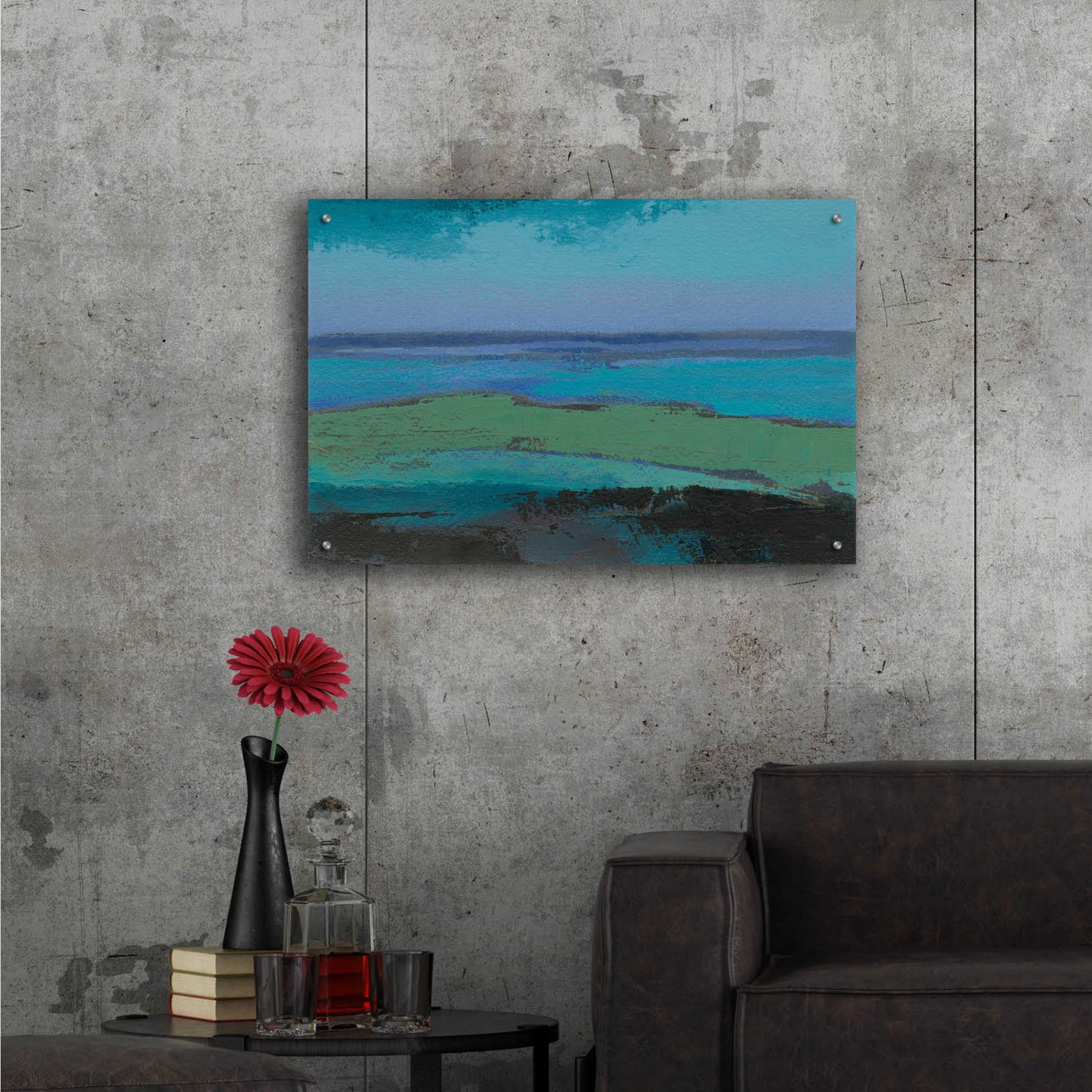 Epic Art 'Low Tide Killala' by Grainne Dowling, Acrylic Glass Wall Art,36x24