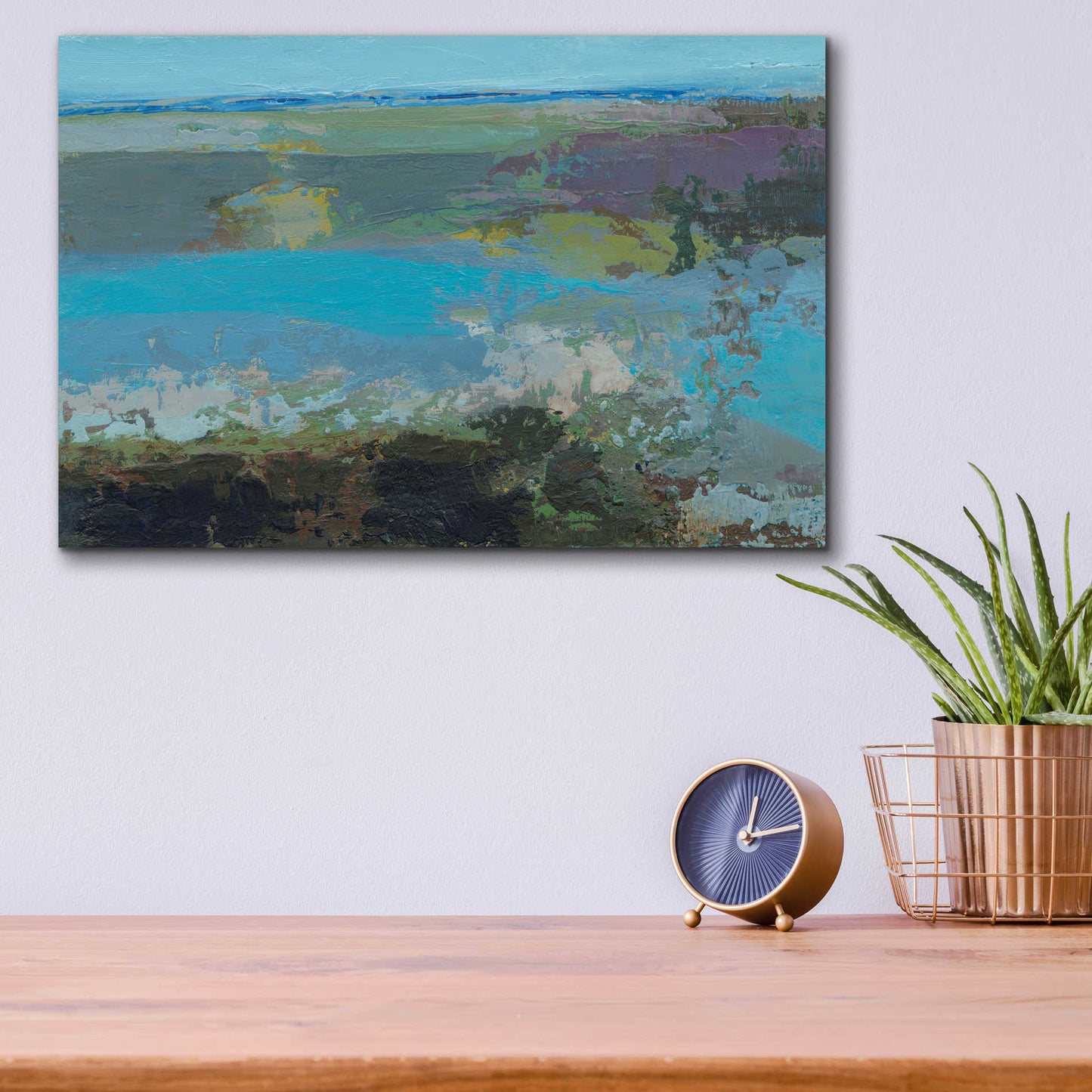 Epic Art 'Killala Bay IV' by Grainne Dowling, Acrylic Glass Wall Art,16x12