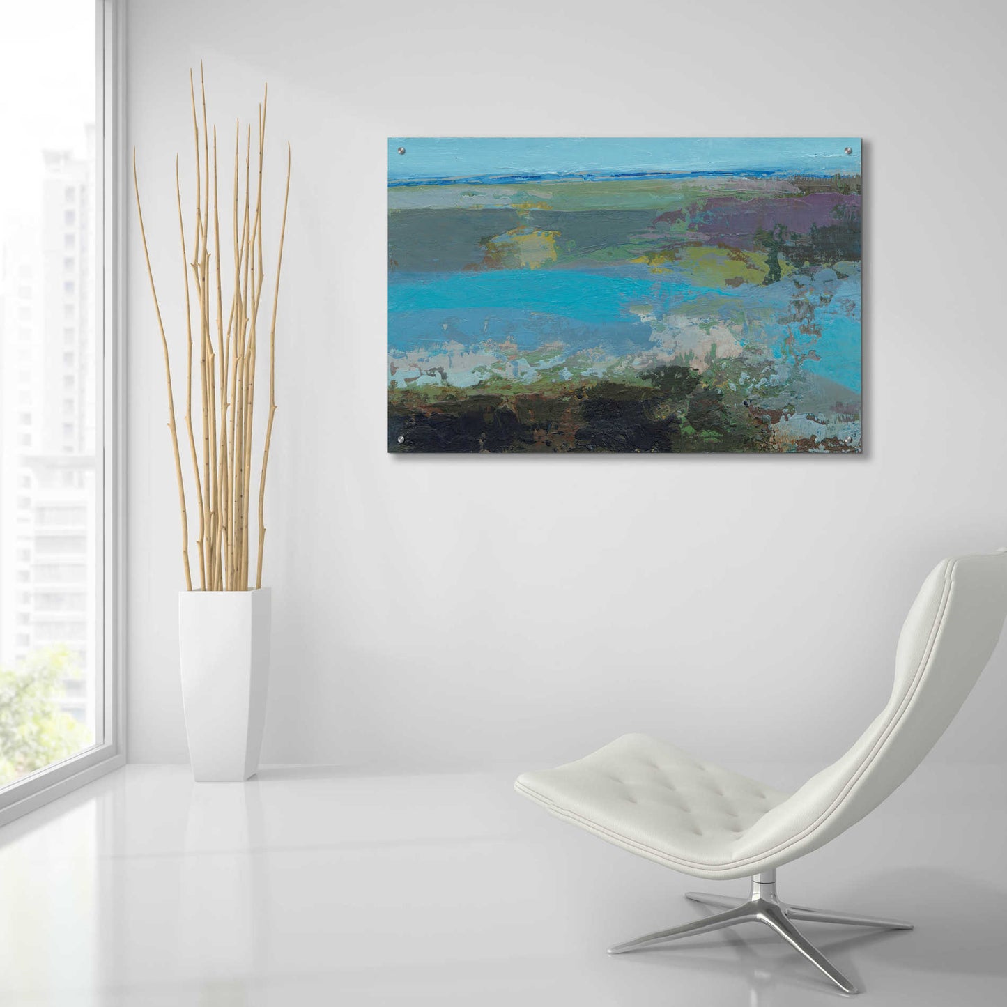 Epic Art 'Killala Bay IV' by Grainne Dowling, Acrylic Glass Wall Art,36x24