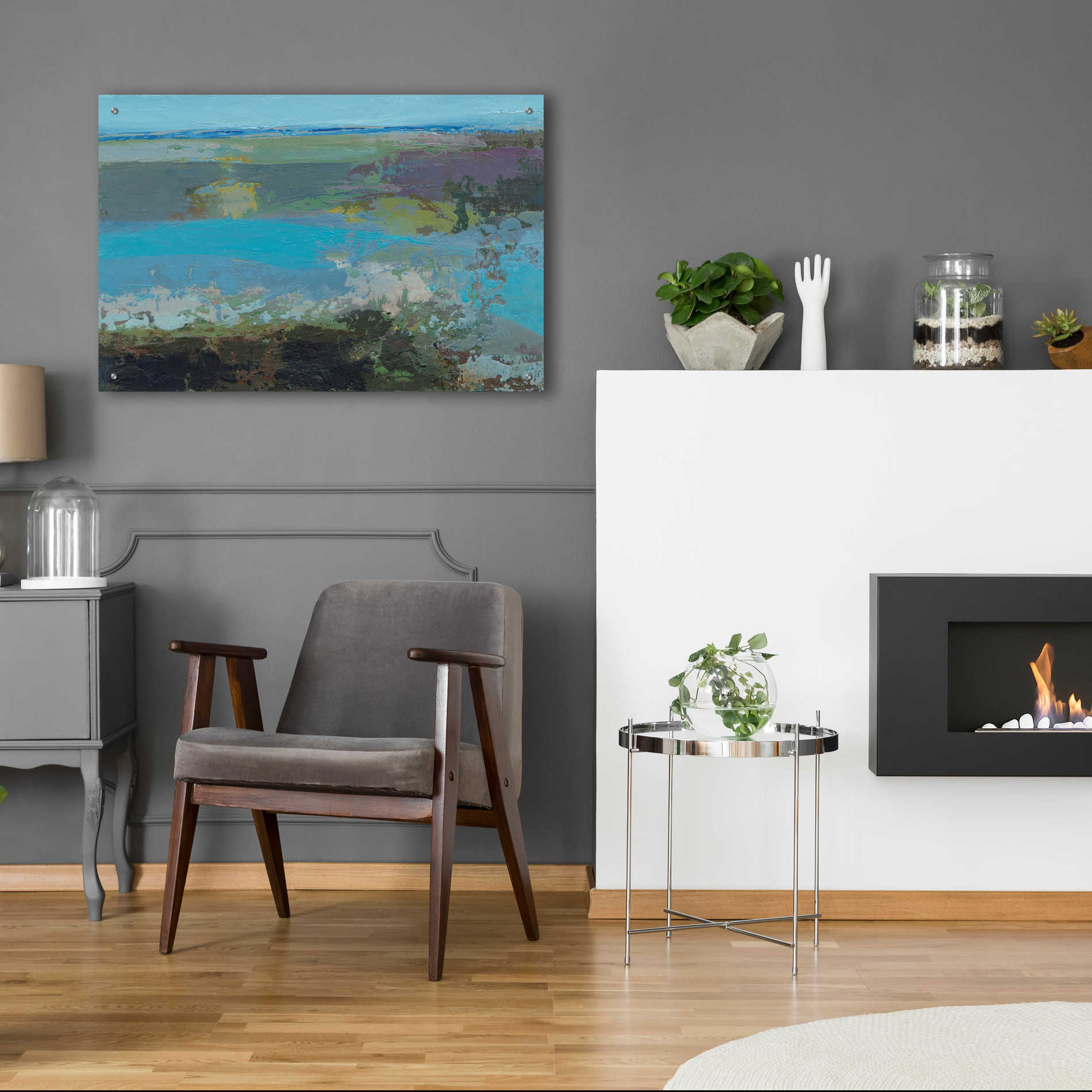 Epic Art 'Killala Bay IV' by Grainne Dowling, Acrylic Glass Wall Art,36x24