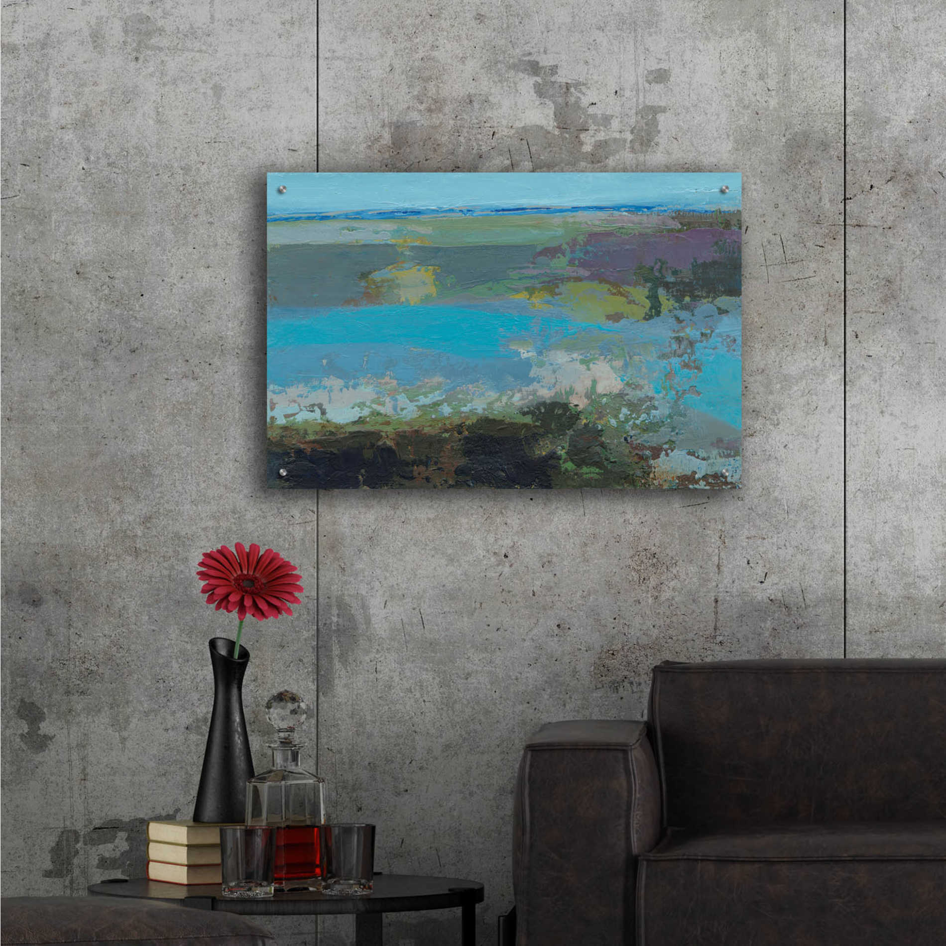 Epic Art 'Killala Bay IV' by Grainne Dowling, Acrylic Glass Wall Art,36x24