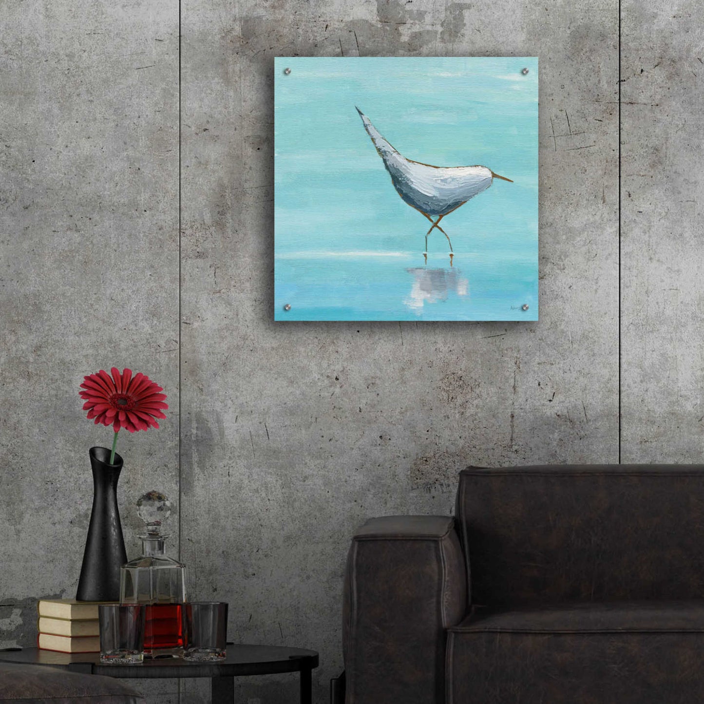 Epic Art 'Egret I' by Phyllis Adams, Acrylic Glass Wall Art,24x24