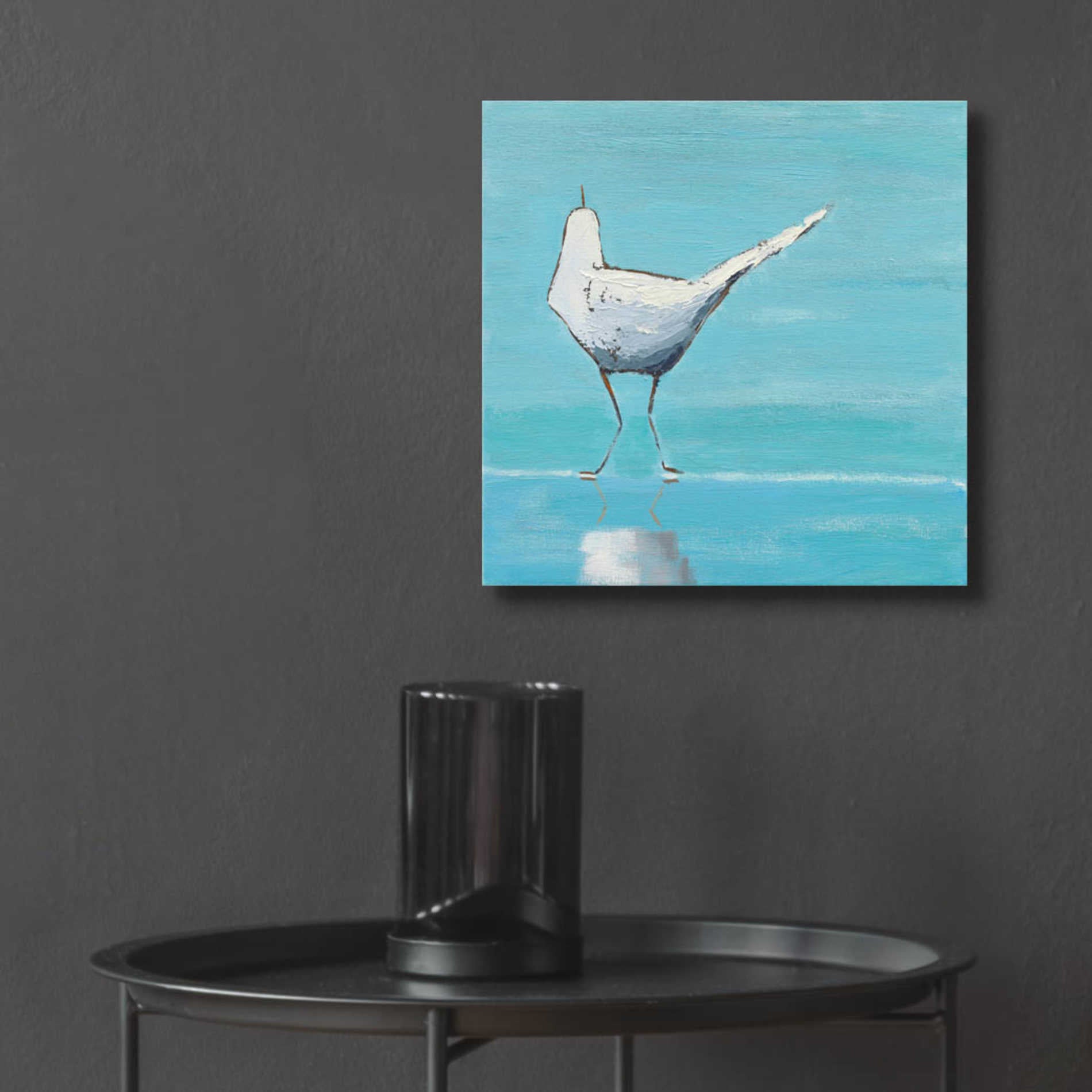 Epic Art 'Egret II' by Phyllis Adams, Acrylic Glass Wall Art,12x12