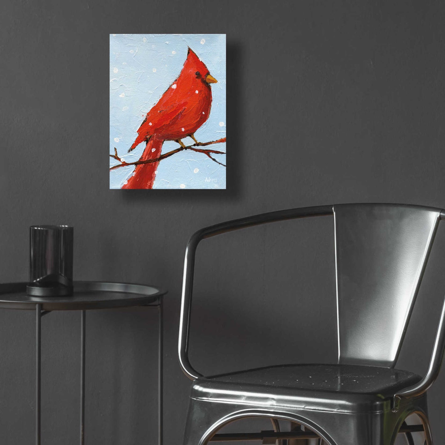 Epic Art 'Cardinal I' by Phyllis Adams, Acrylic Glass Wall Art,12x16