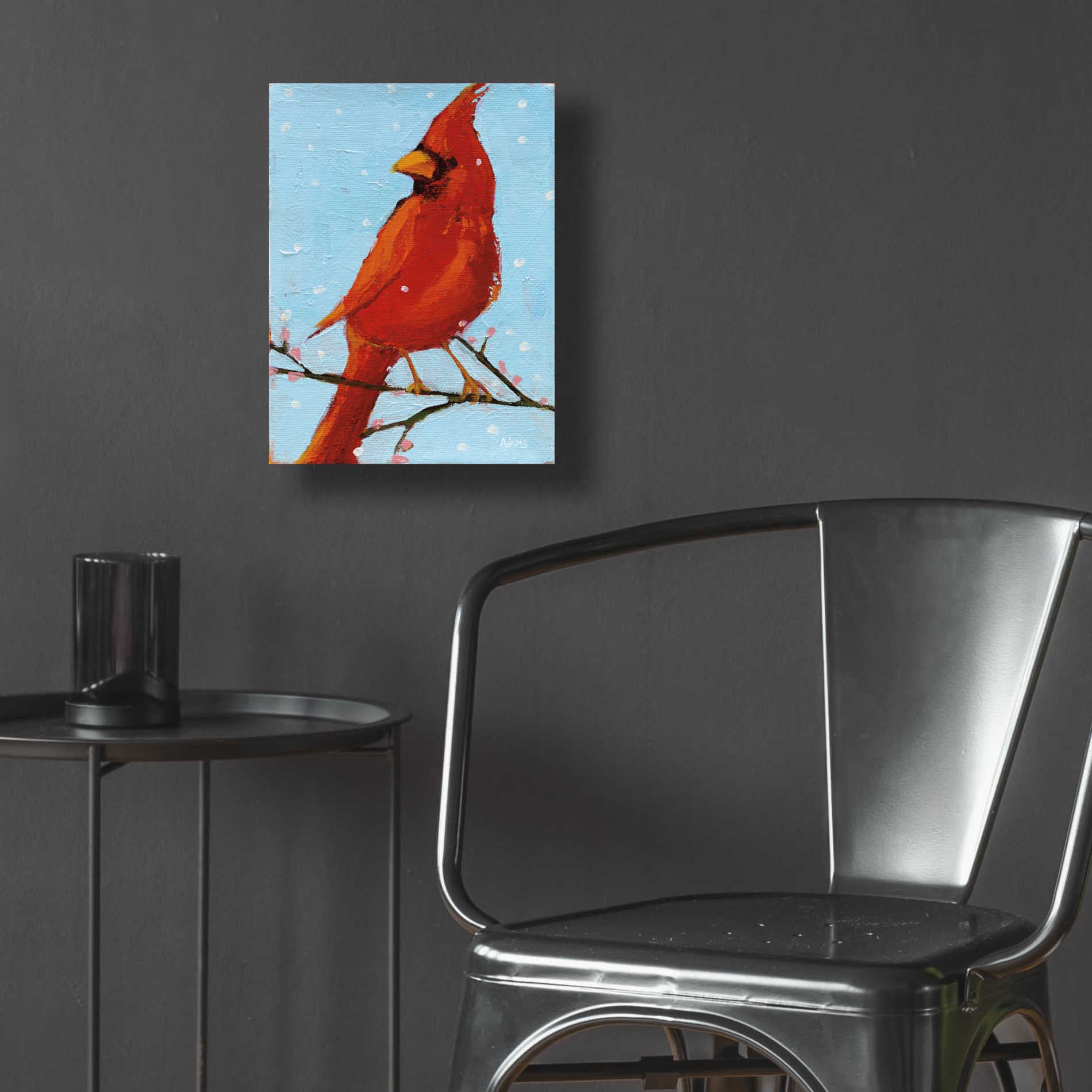 Epic Art 'Cardinal II' by Phyllis Adams, Acrylic Glass Wall Art,12x16