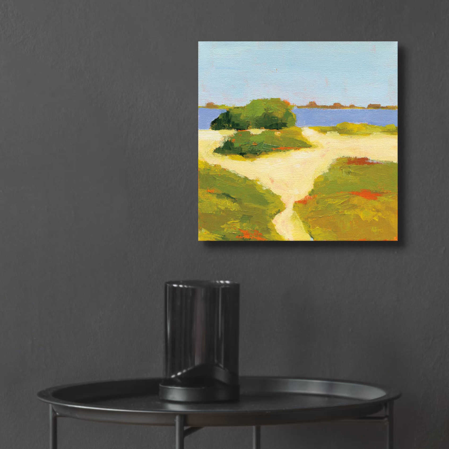 Epic Art 'Path to the Beach' by Phyllis Adams, Acrylic Glass Wall Art,12x12