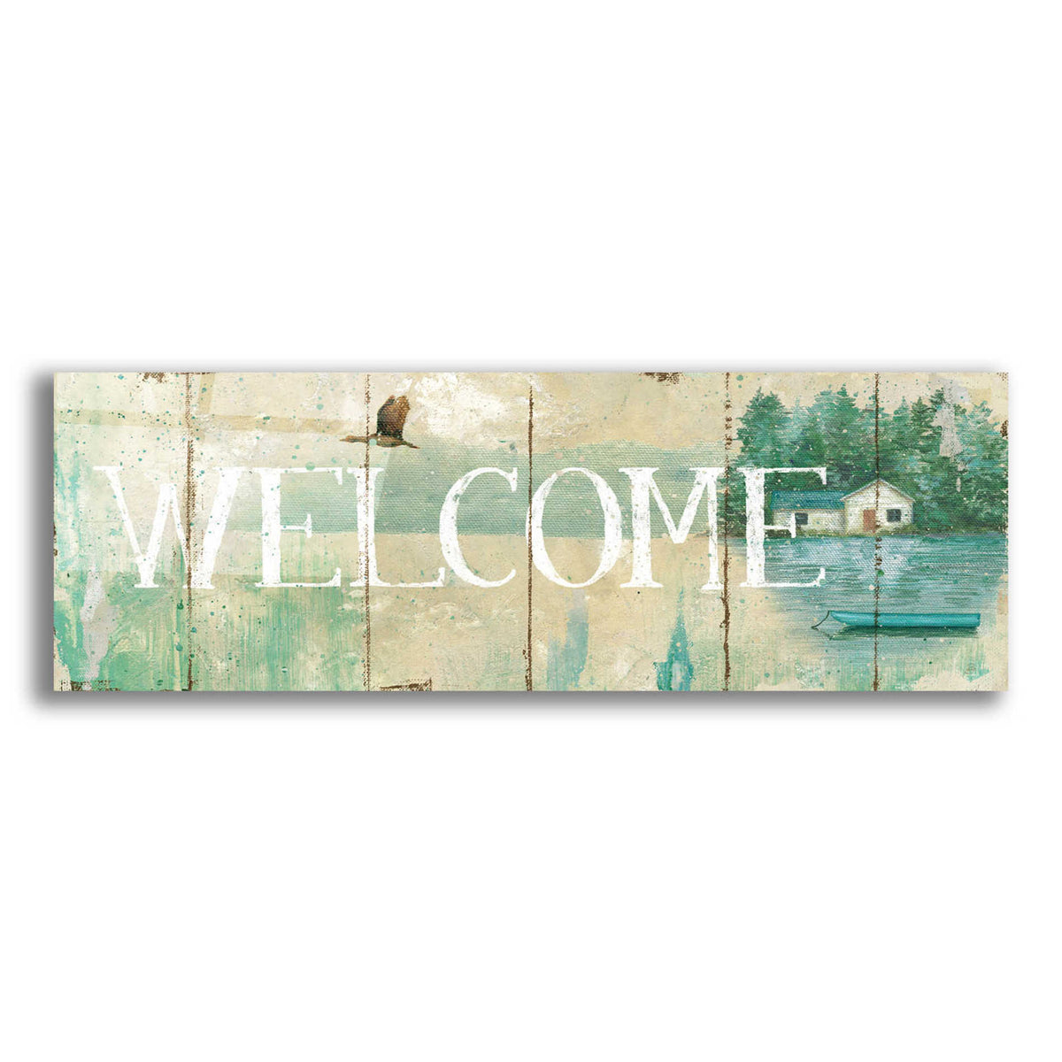 Epic Art 'Waterside Lodge III' by Daphne Brissonnet, Acrylic Glass Wall Art