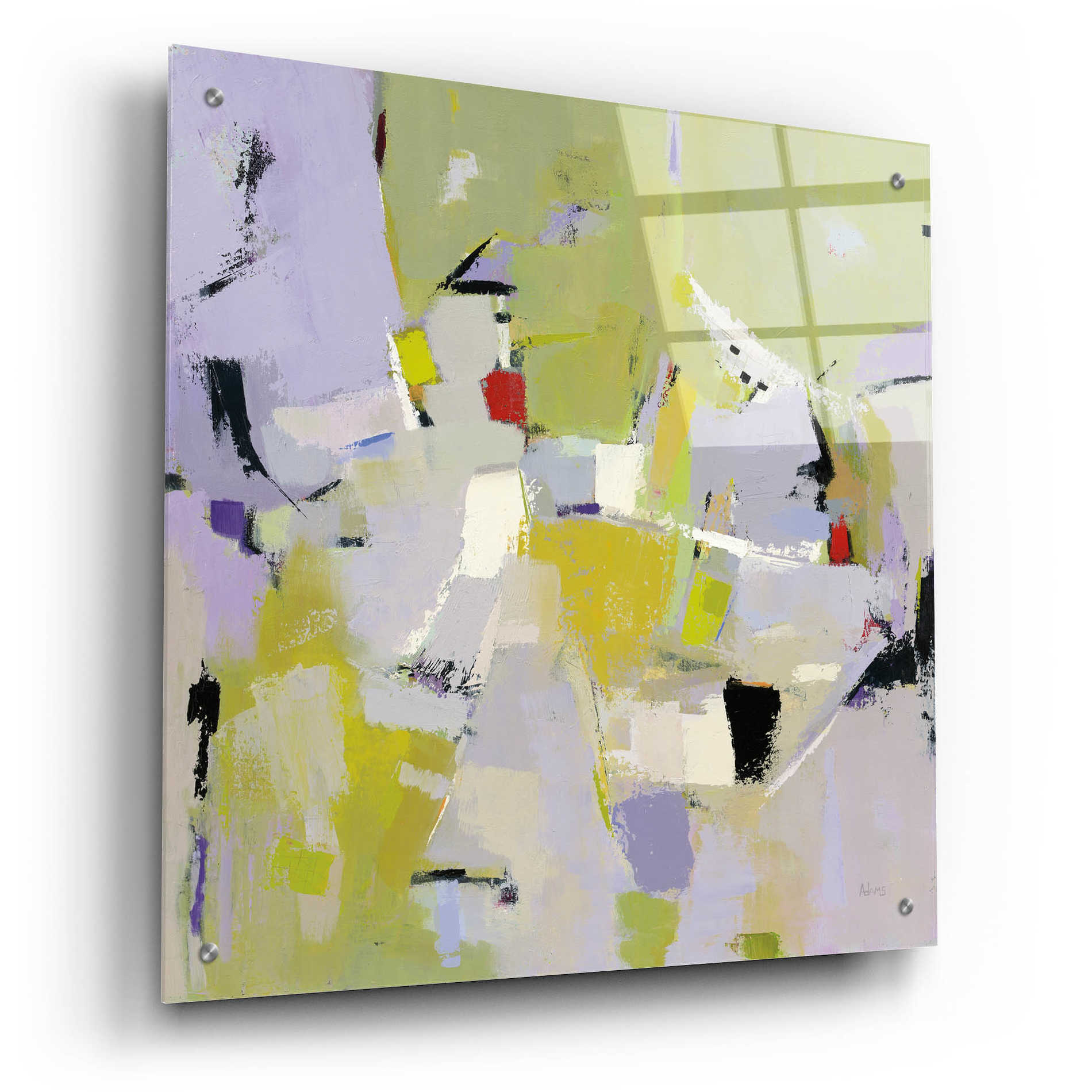 Epic Art 'And All That Jazz' by Phyllis Adams, Acrylic Glass Wall Art,24x24