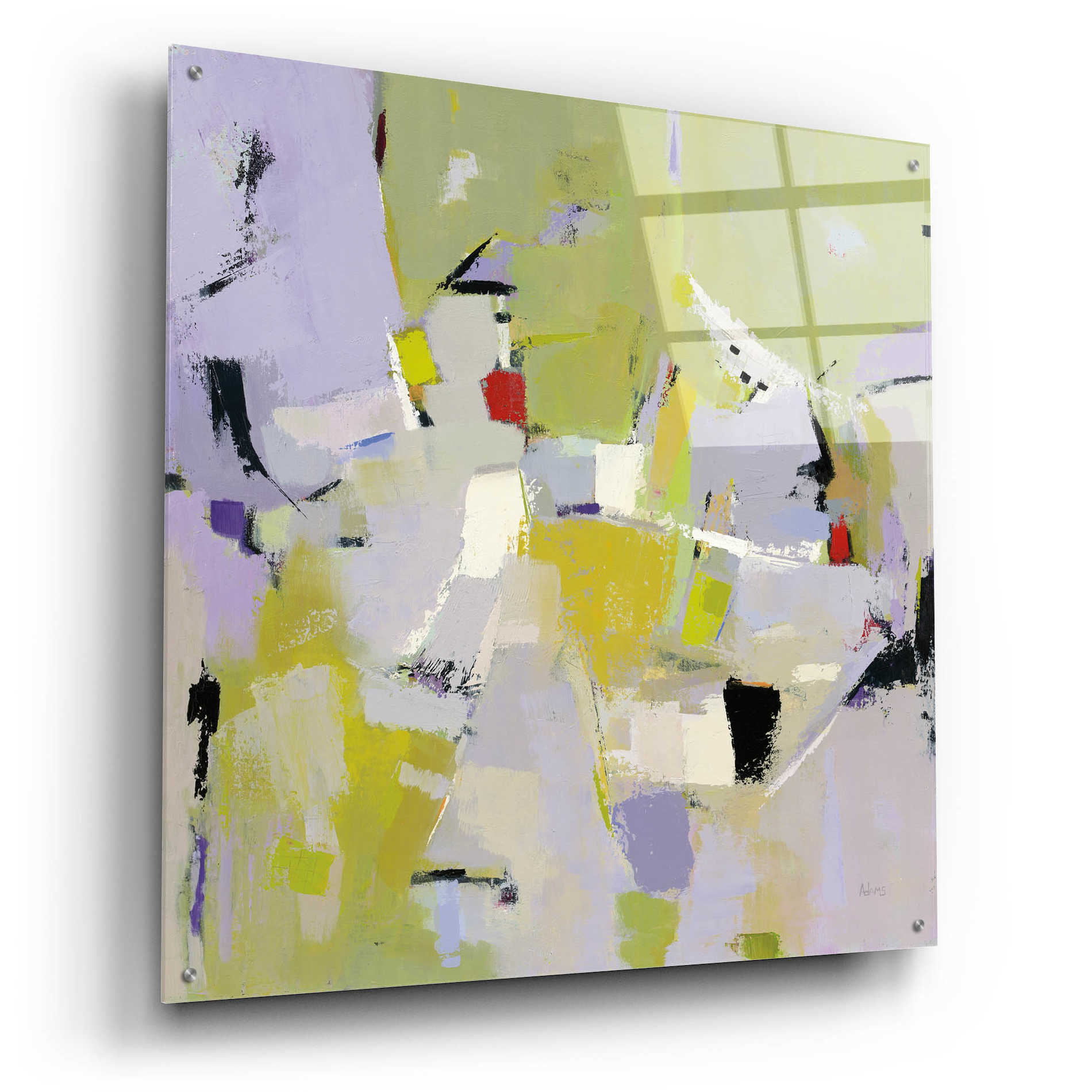 Epic Art 'And All That Jazz' by Phyllis Adams, Acrylic Glass Wall Art,36x36