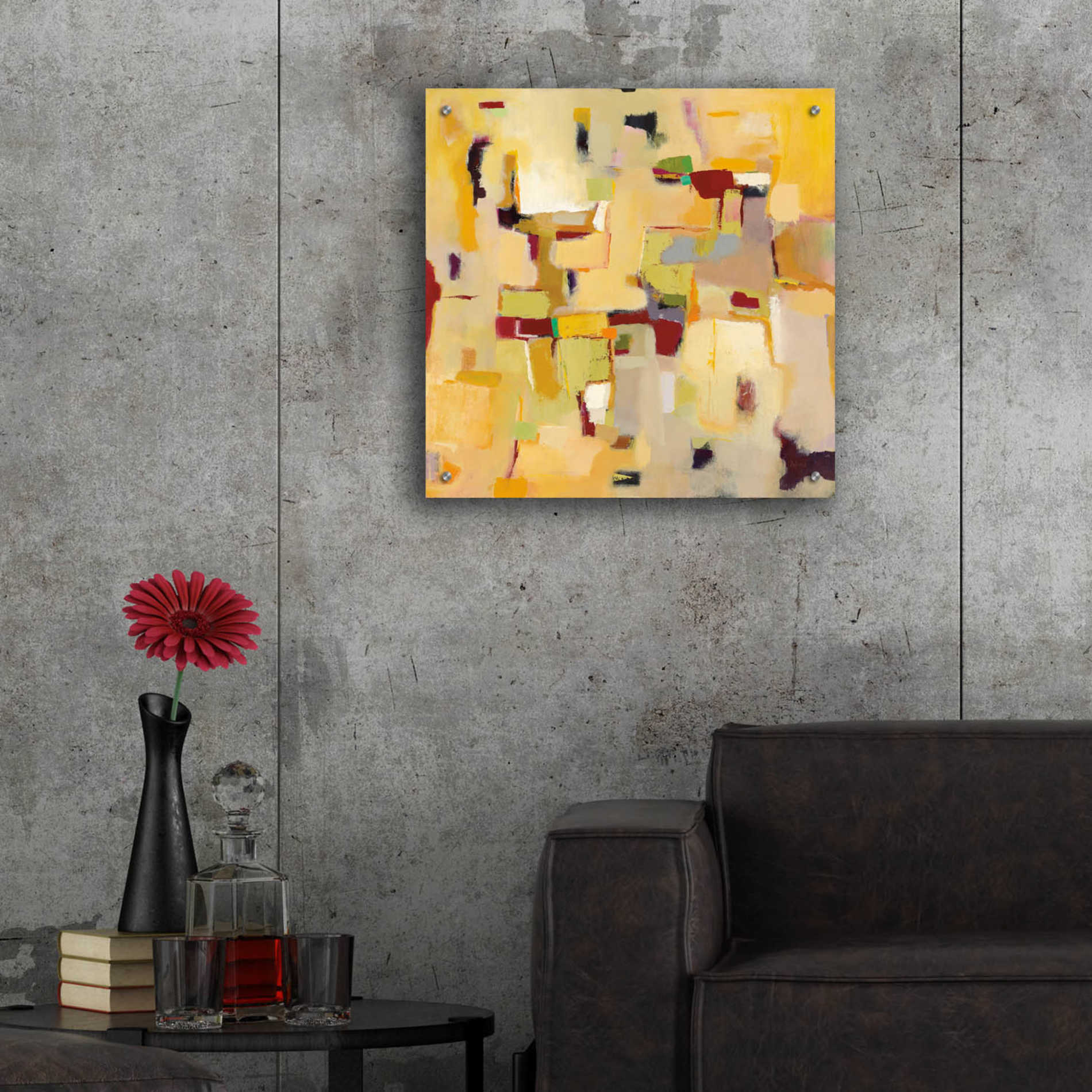 Epic Art 'Autumn Glow' by Phyllis Adams, Acrylic Glass Wall Art,24x24