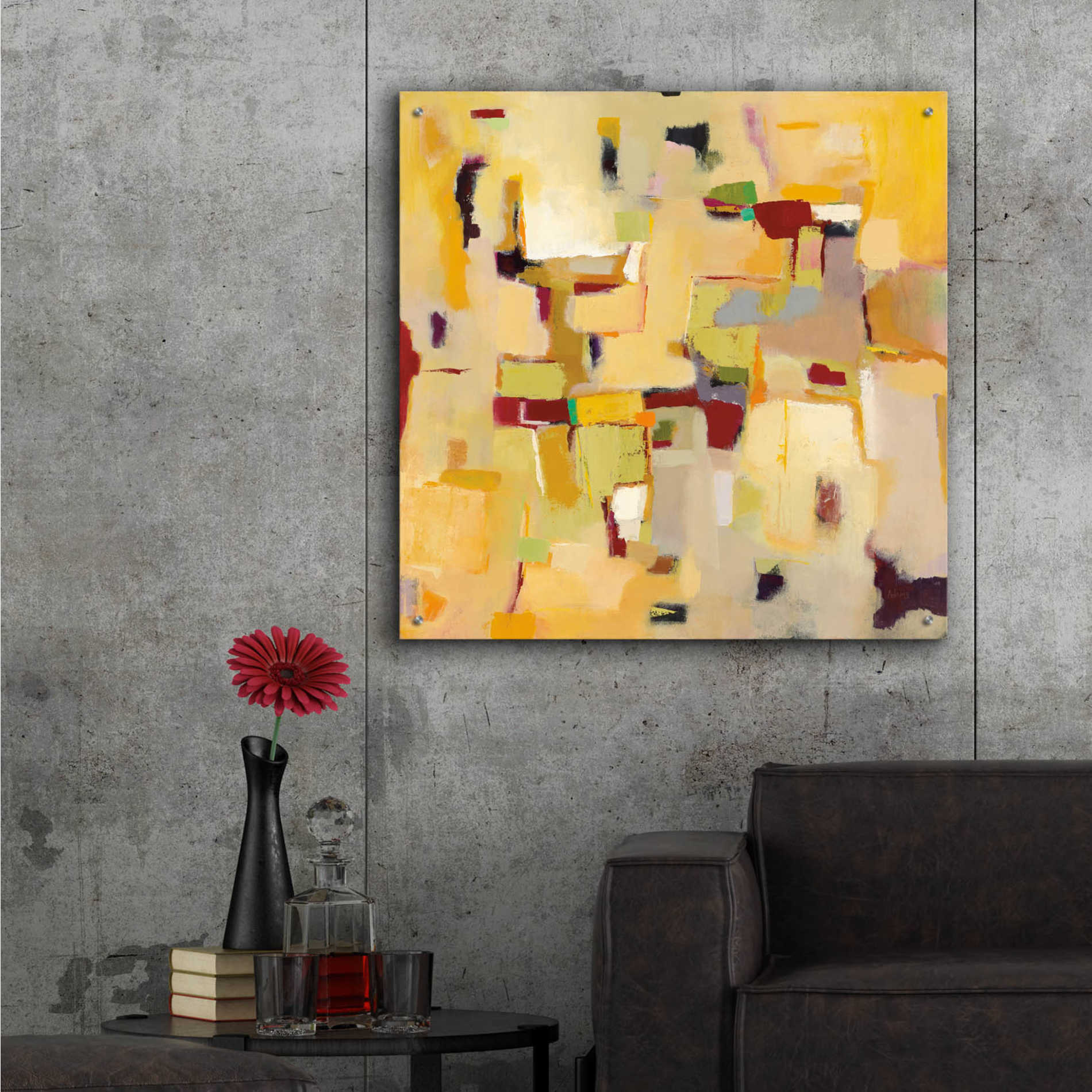 Epic Art 'Autumn Glow' by Phyllis Adams, Acrylic Glass Wall Art,36x36