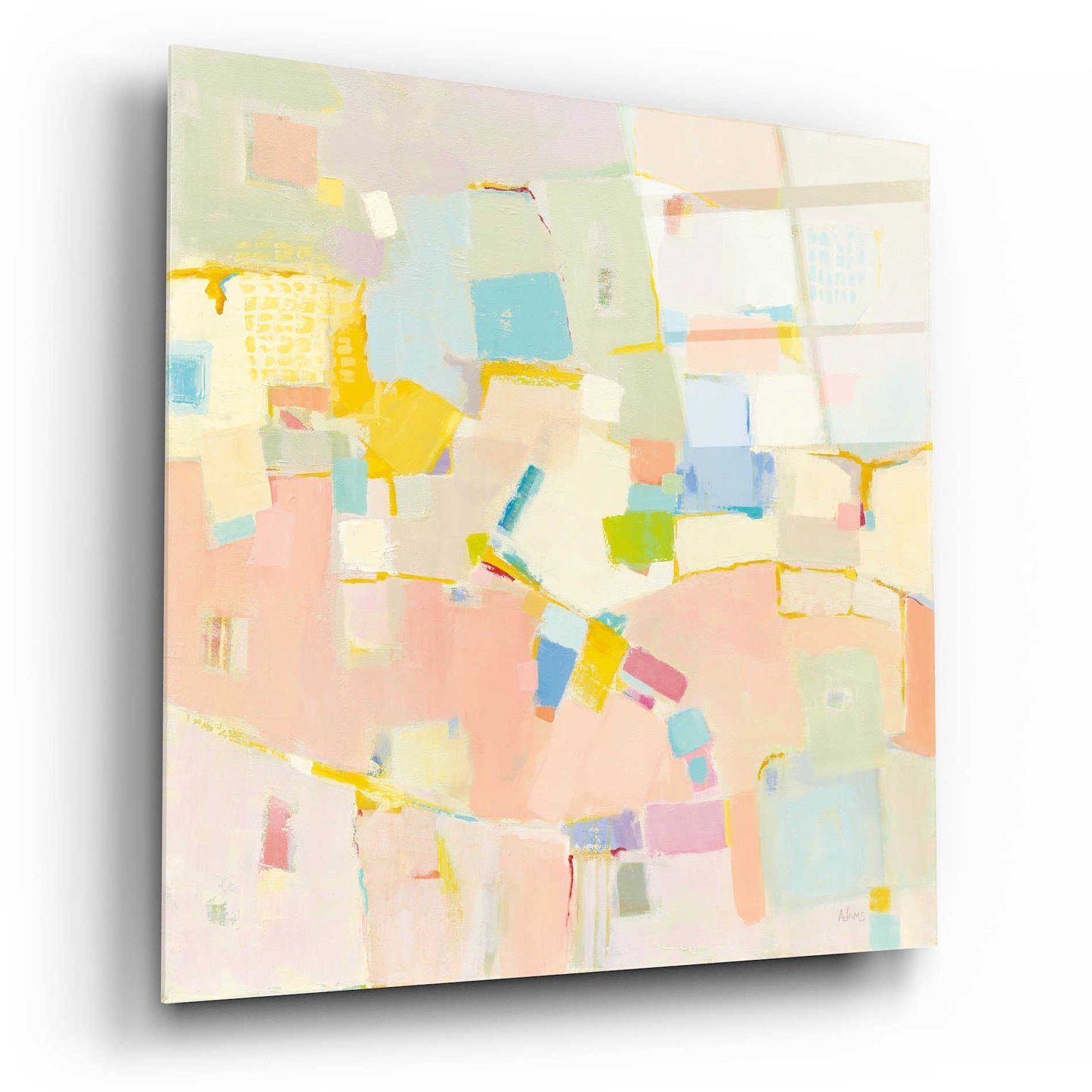 Epic Art 'Block Party' by Phyllis Adams, Acrylic Glass Wall Art,12x12