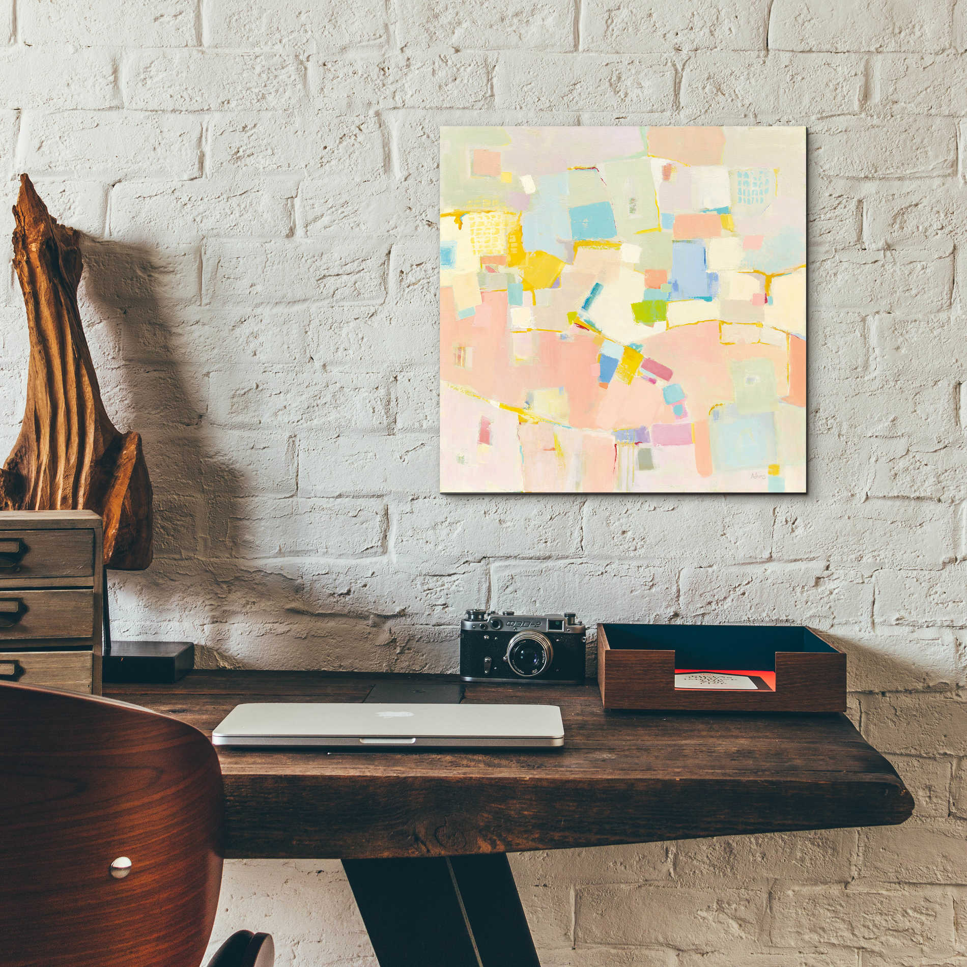 Epic Art 'Block Party' by Phyllis Adams, Acrylic Glass Wall Art,12x12