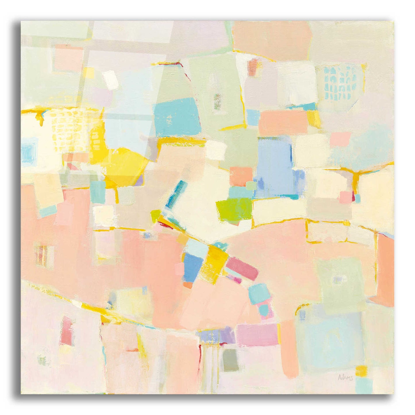 Epic Art 'Block Party' by Phyllis Adams, Acrylic Glass Wall Art