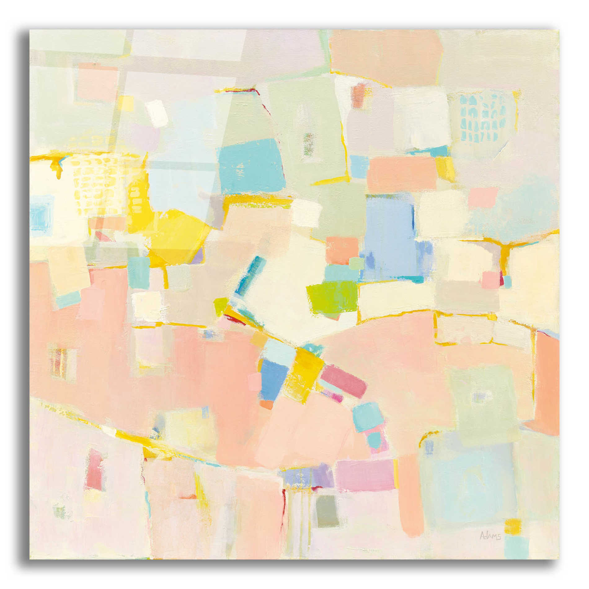 Epic Art 'Block Party' by Phyllis Adams, Acrylic Glass Wall Art