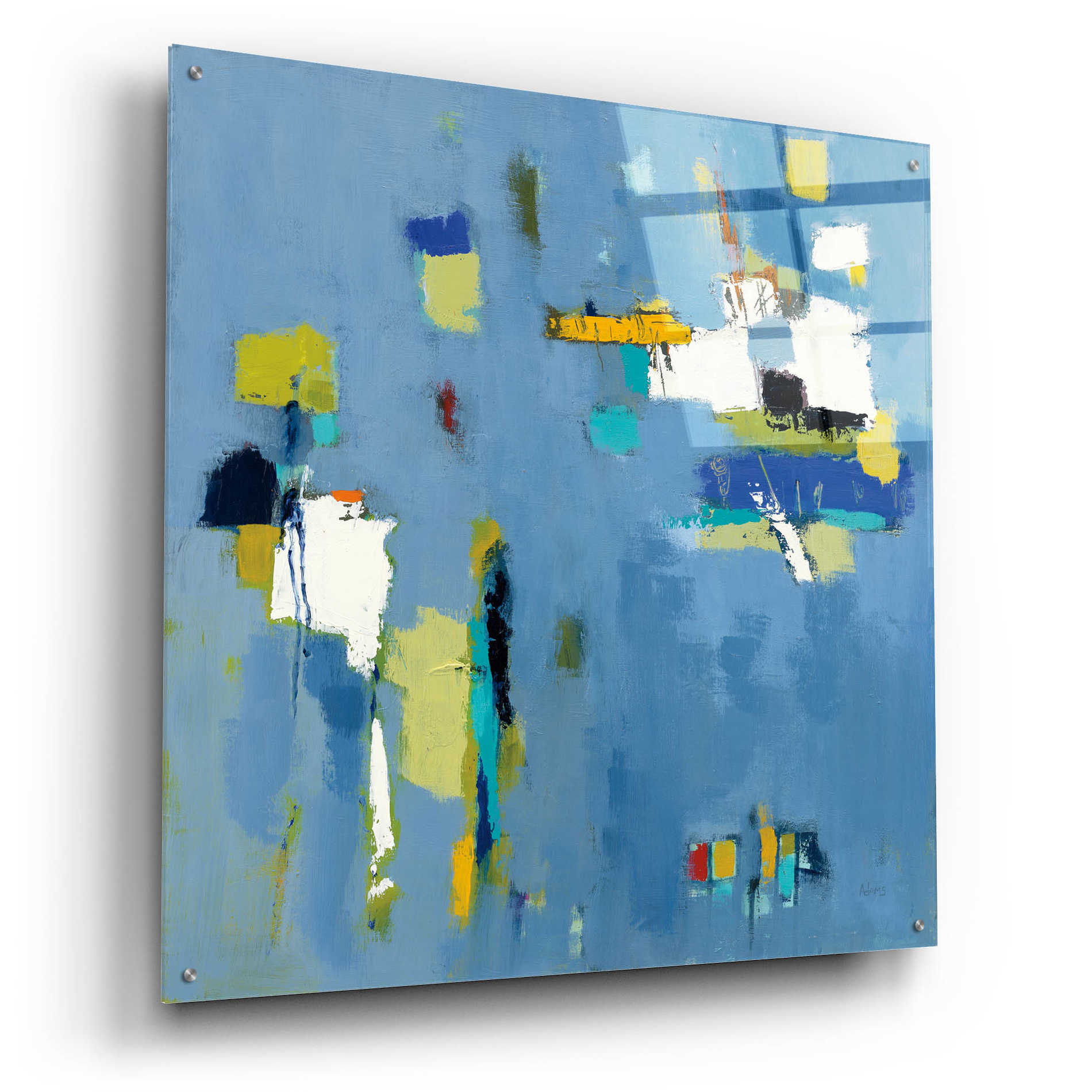 Epic Art 'Ice Breaker' by Phyllis Adams, Acrylic Glass Wall Art,36x36