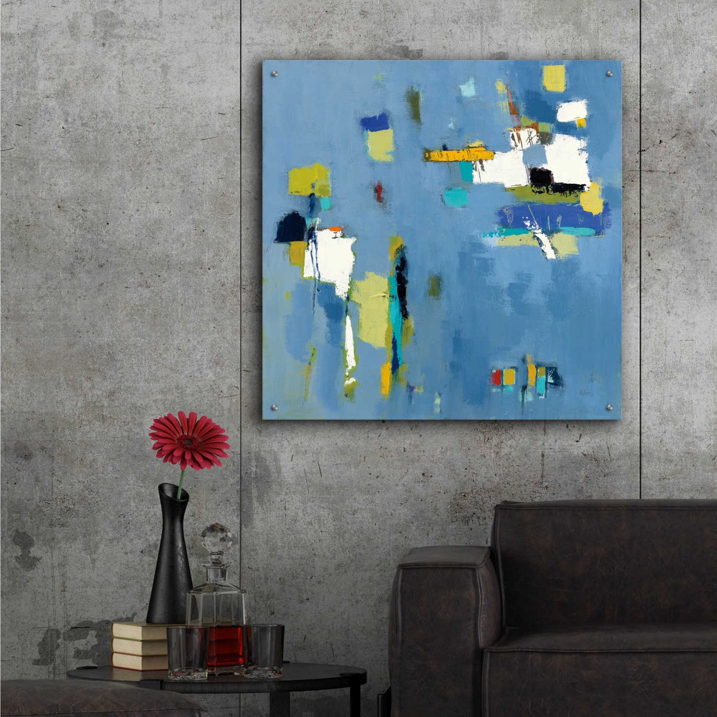 Epic Art 'Ice Breaker' by Phyllis Adams, Acrylic Glass Wall Art,36x36