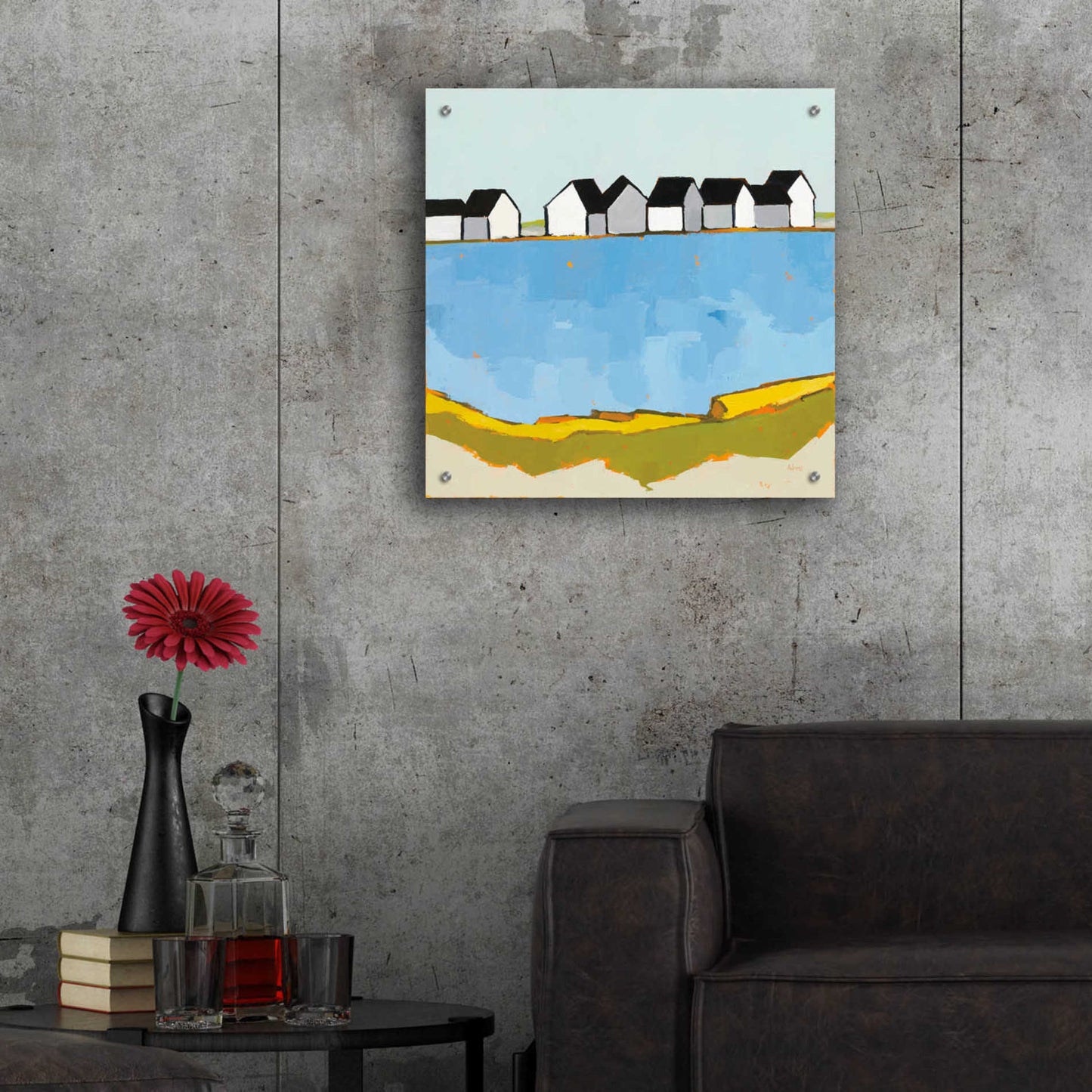 Epic Art 'A Summer's Day' by Phyllis Adams, Acrylic Glass Wall Art,24x24