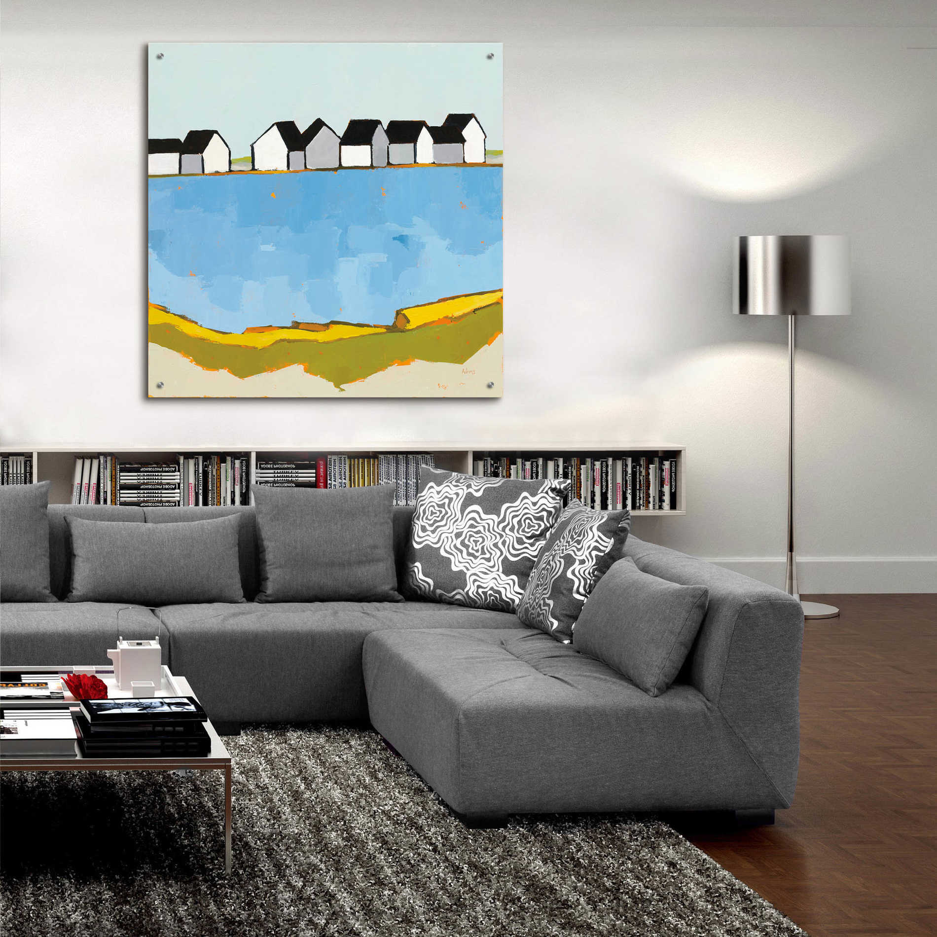 Epic Art 'A Summer's Day' by Phyllis Adams, Acrylic Glass Wall Art,36x36