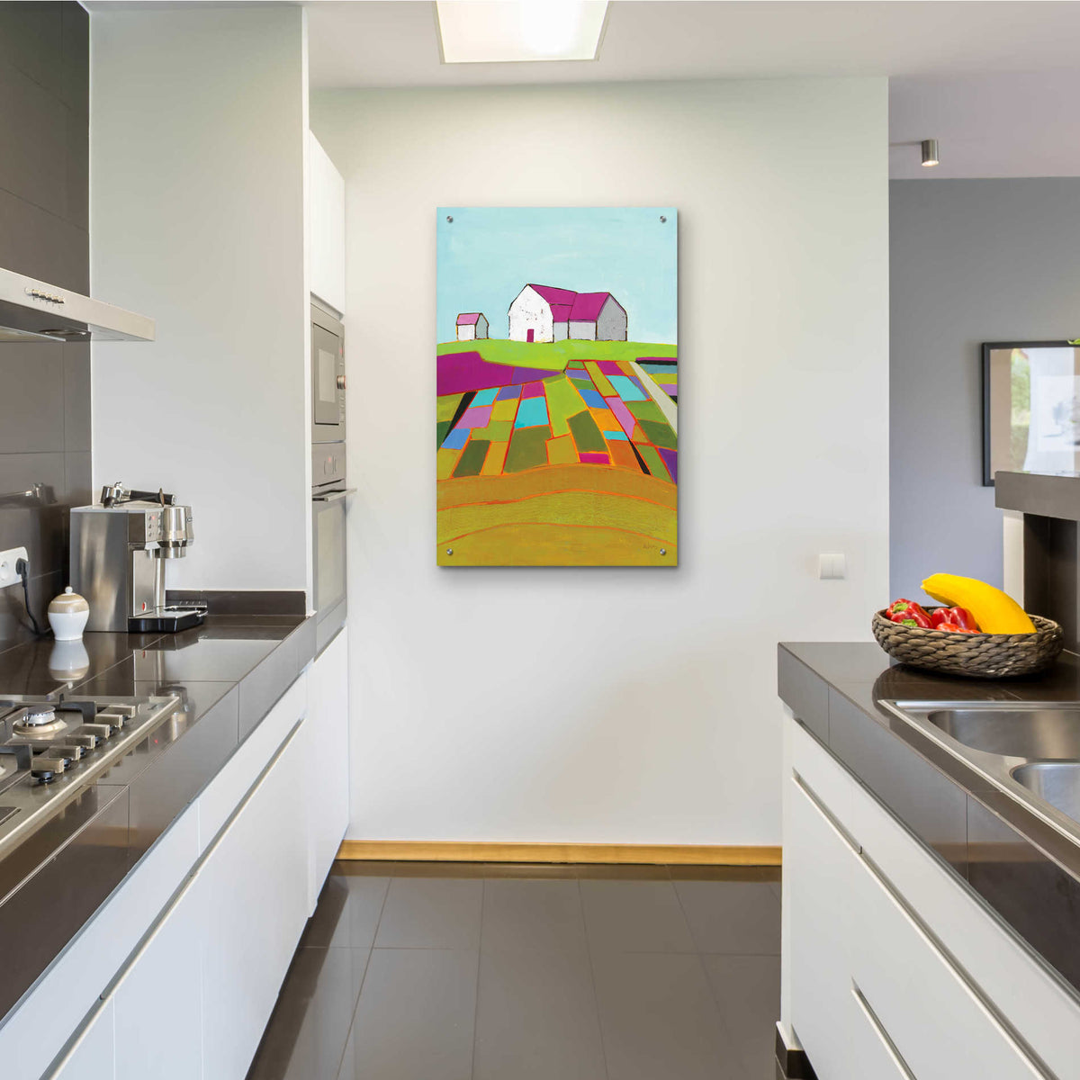 Epic Art 'Field of Dreams' by Phyllis Adams, Acrylic Glass Wall Art,24x36