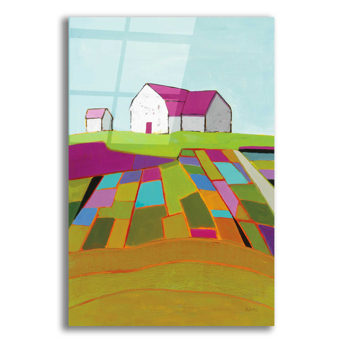 Epic Art 'Field of Dreams' by Phyllis Adams, Acrylic Glass Wall Art