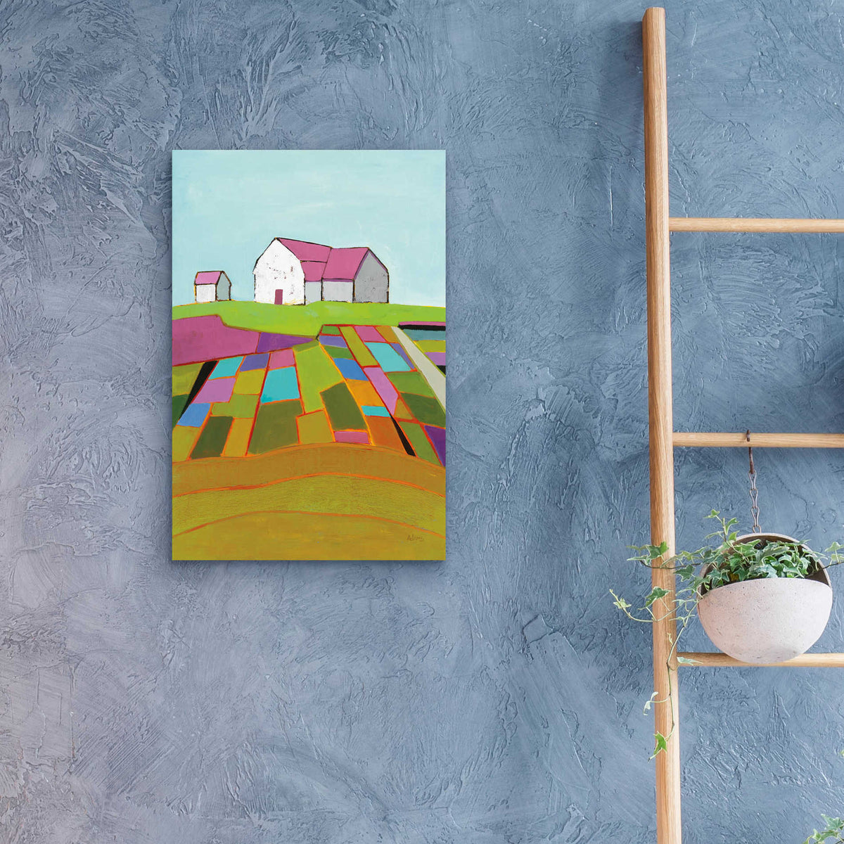 Epic Art 'Field of Dreams Light' by Phyllis Adams, Acrylic Glass Wall Art,16x24