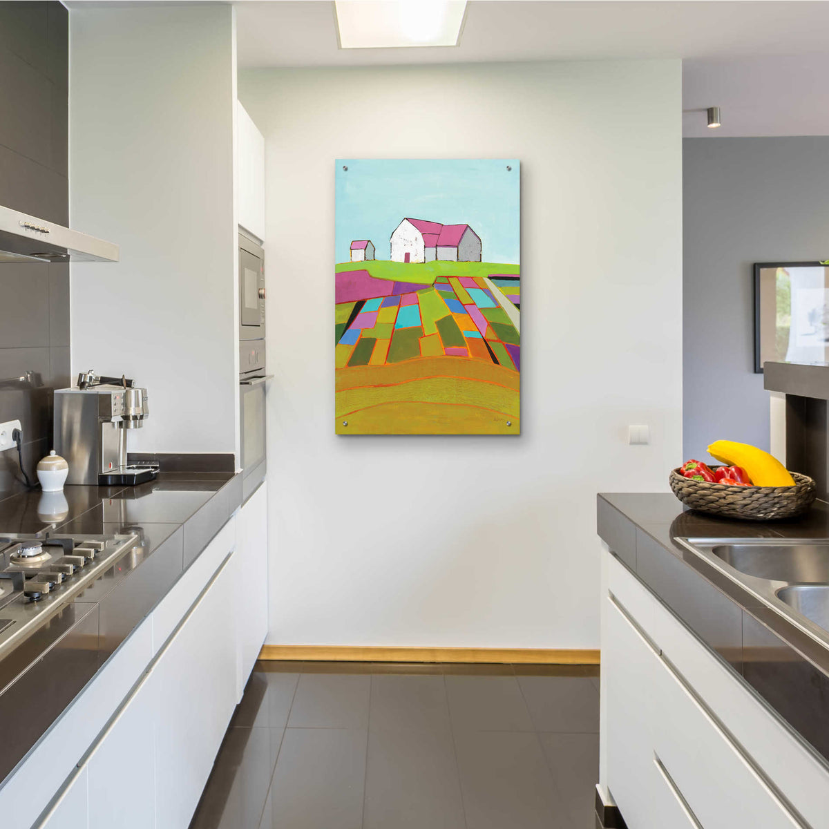 Epic Art 'Field of Dreams Light' by Phyllis Adams, Acrylic Glass Wall Art,24x36