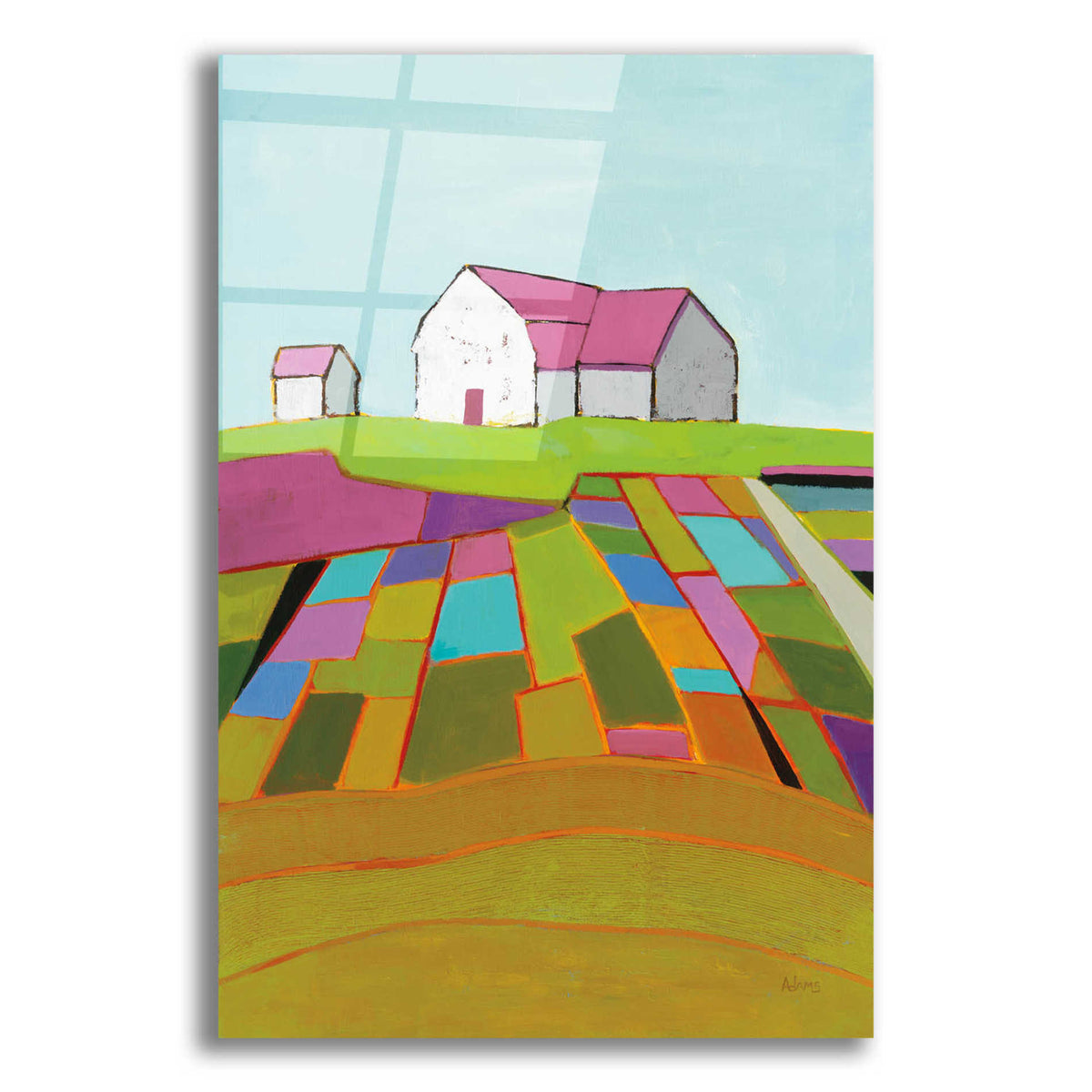 Epic Art 'Field of Dreams Light' by Phyllis Adams, Acrylic Glass Wall Art