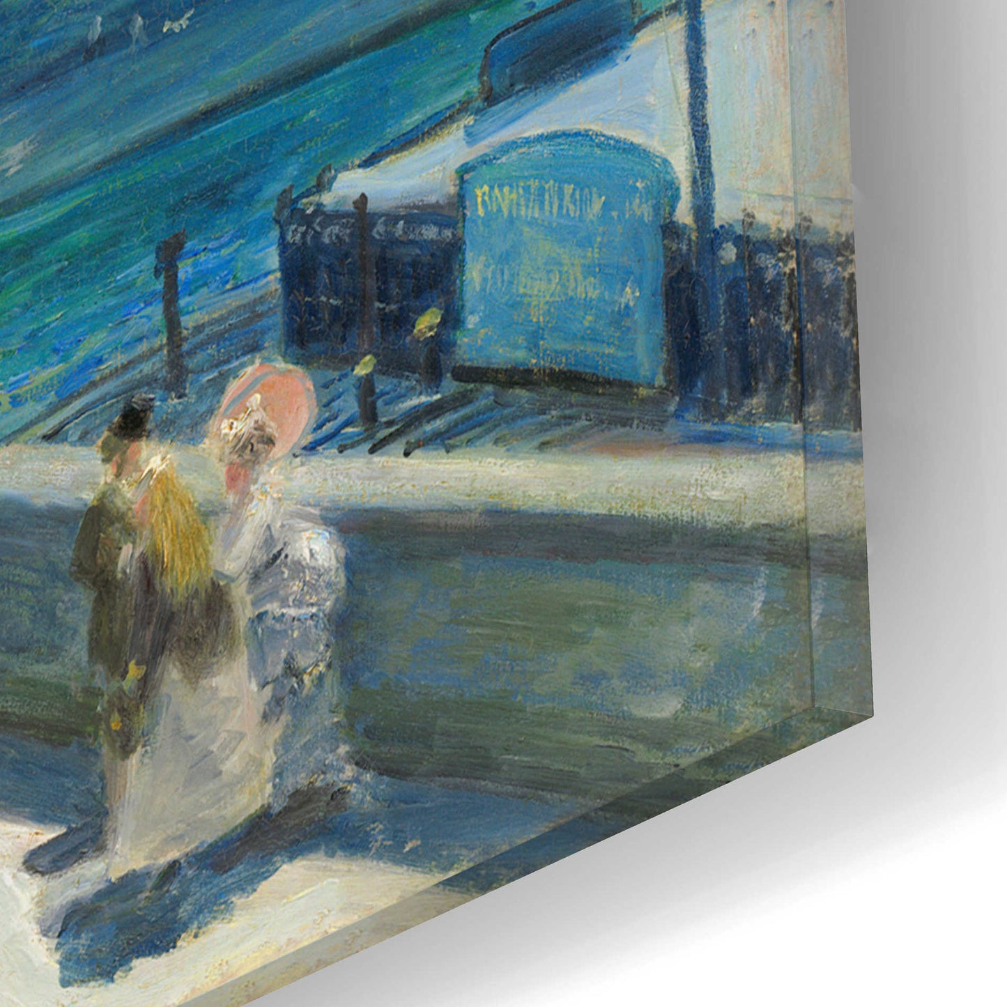 Epic Art 'Pont Neuf' by Pierre-Auguste Renoir,  Acrylic Glass Wall Art,16x12