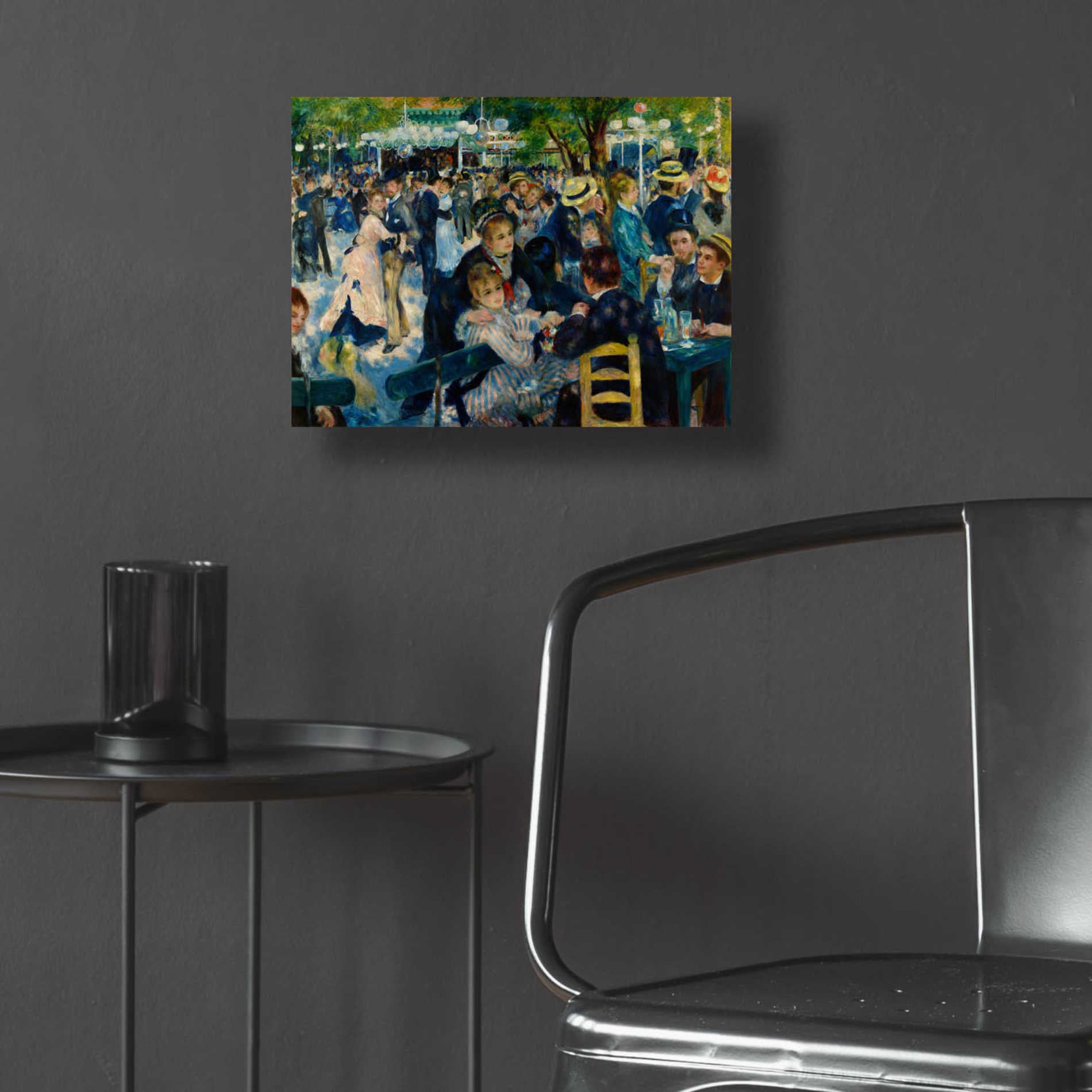 Epic Art 'Dance at Le Moulin de la Galette' by Pierre-Auguste Renoir,  Acrylic Glass Wall Art,16x12