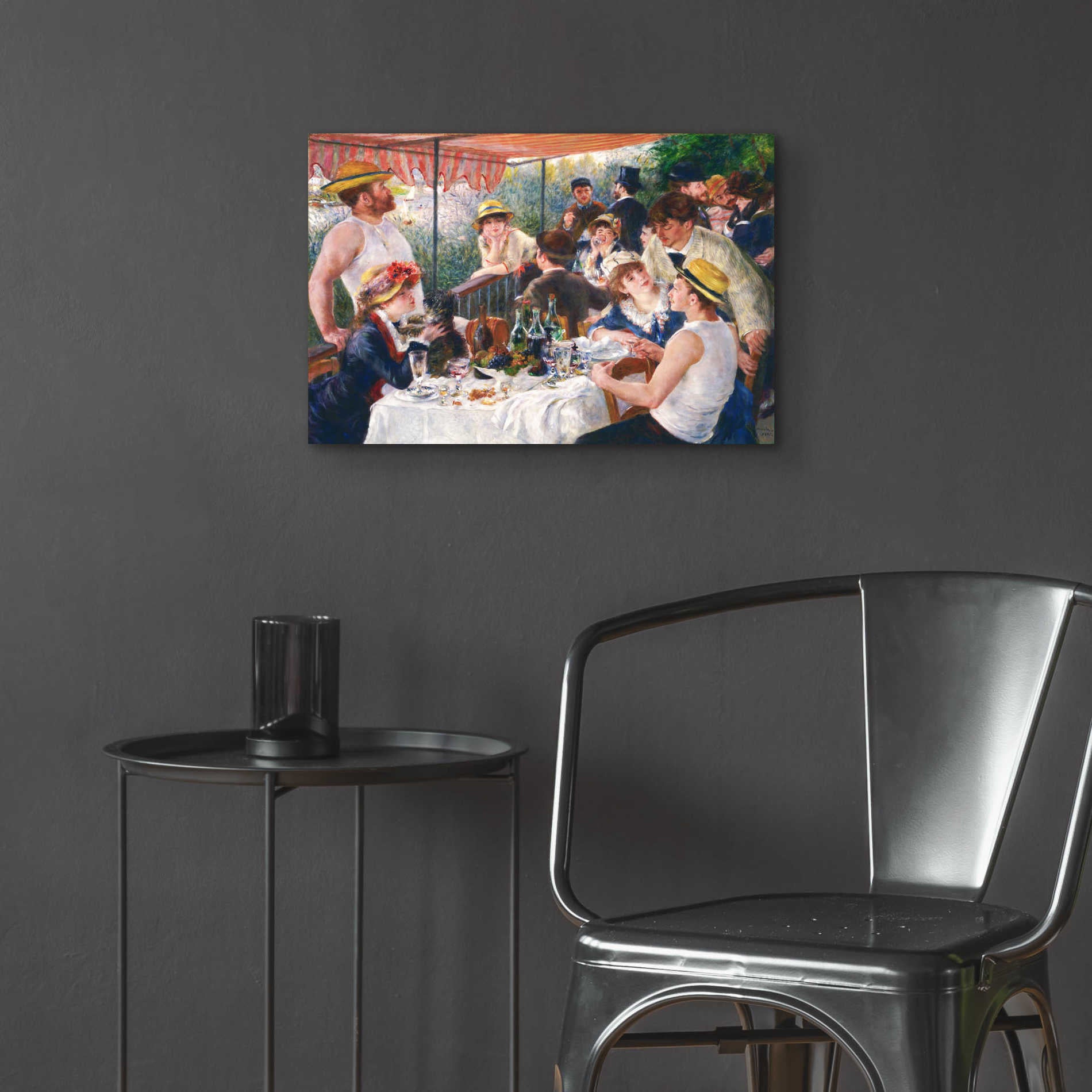 Epic Art 'Luncheon of the Boating Party' by Pierre-Auguste Renoir,  Acrylic Glass Wall Art,24x16