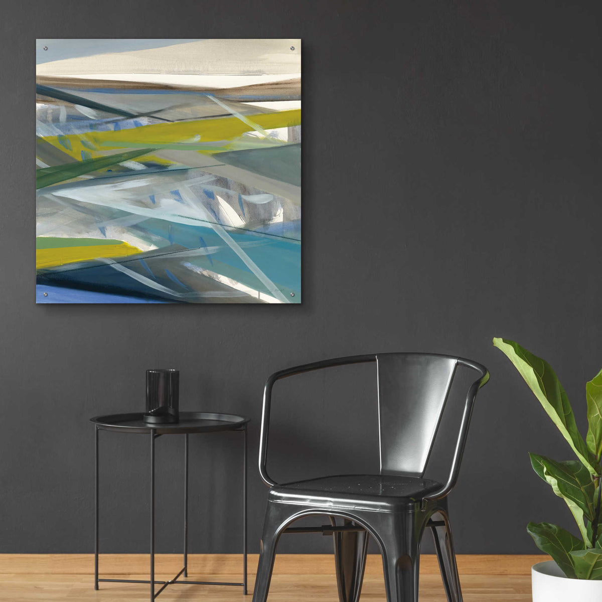 Epic Art 'Reaching Forward' by Jo Maye, Acrylic Glass Wall Art,36x36