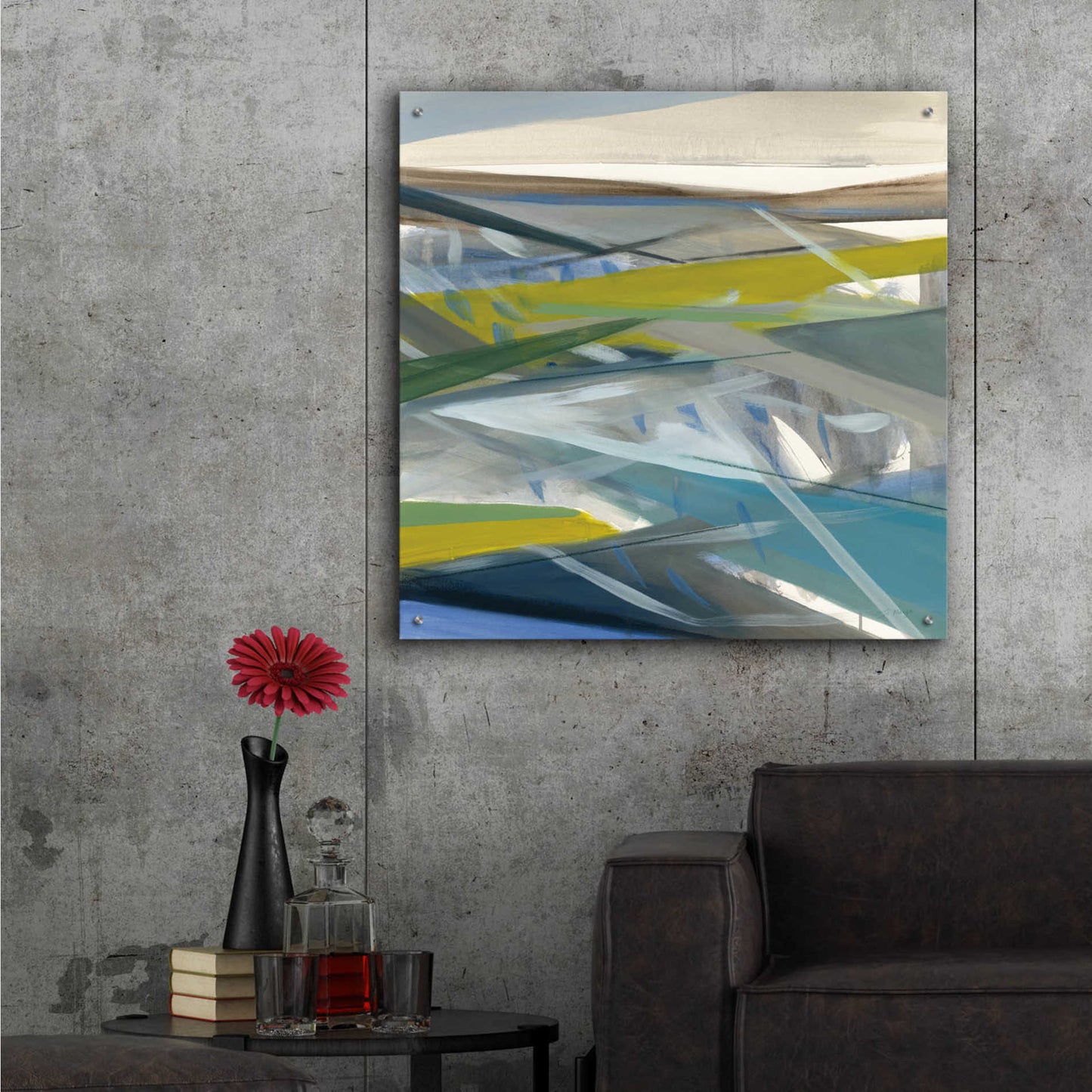 Epic Art 'Reaching Forward' by Jo Maye, Acrylic Glass Wall Art,36x36