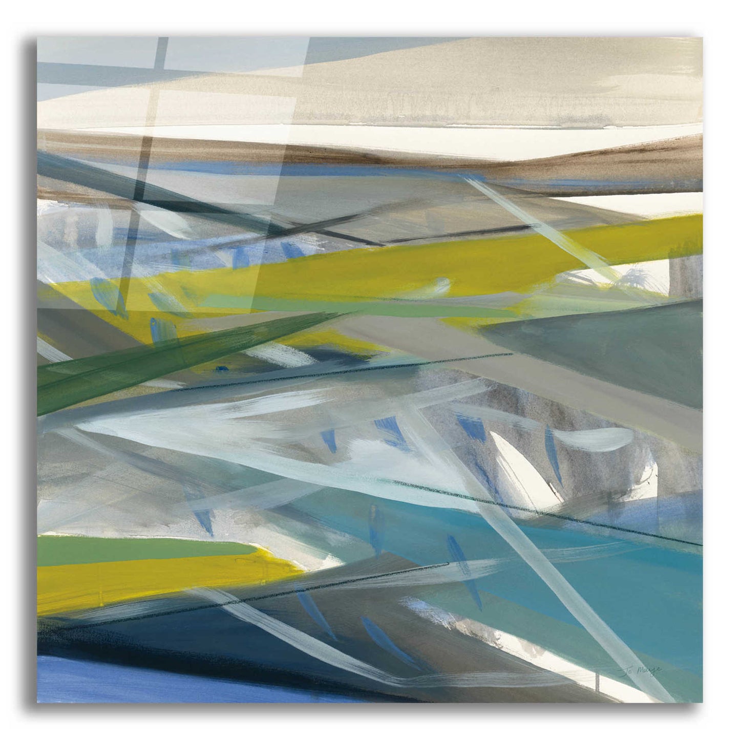 Epic Art 'Reaching Forward' by Jo Maye, Acrylic Glass Wall Art